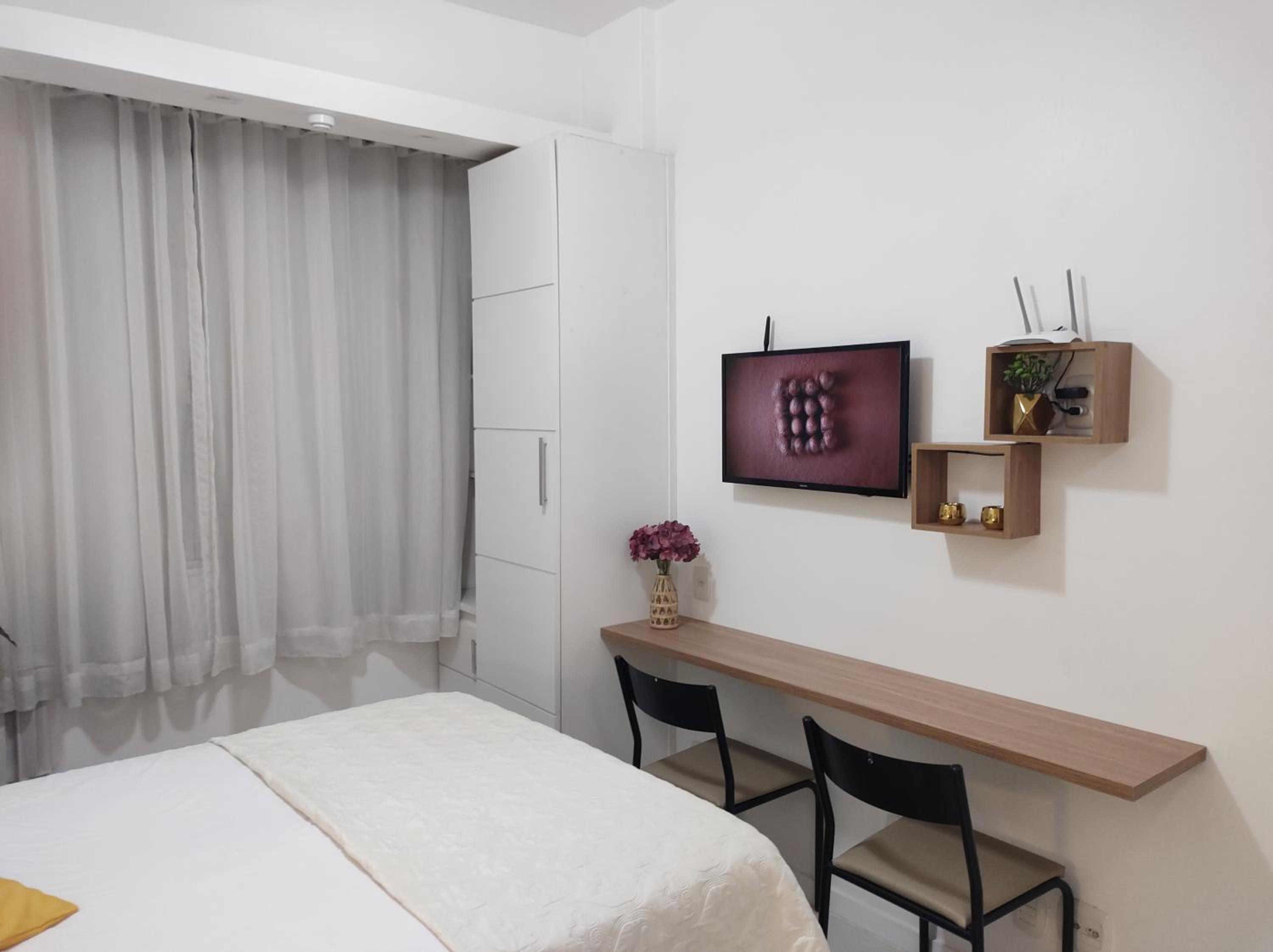 Loft com vista parcial da Enseada de Botafogo