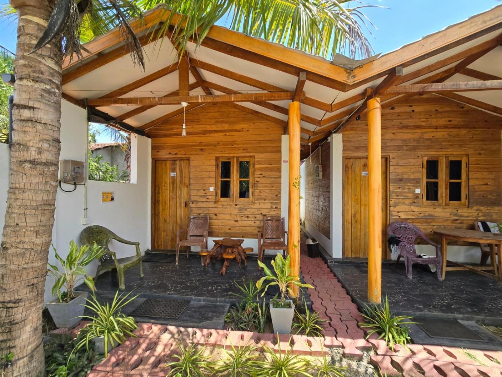 Dot sea beach cabana uppuveli view 2