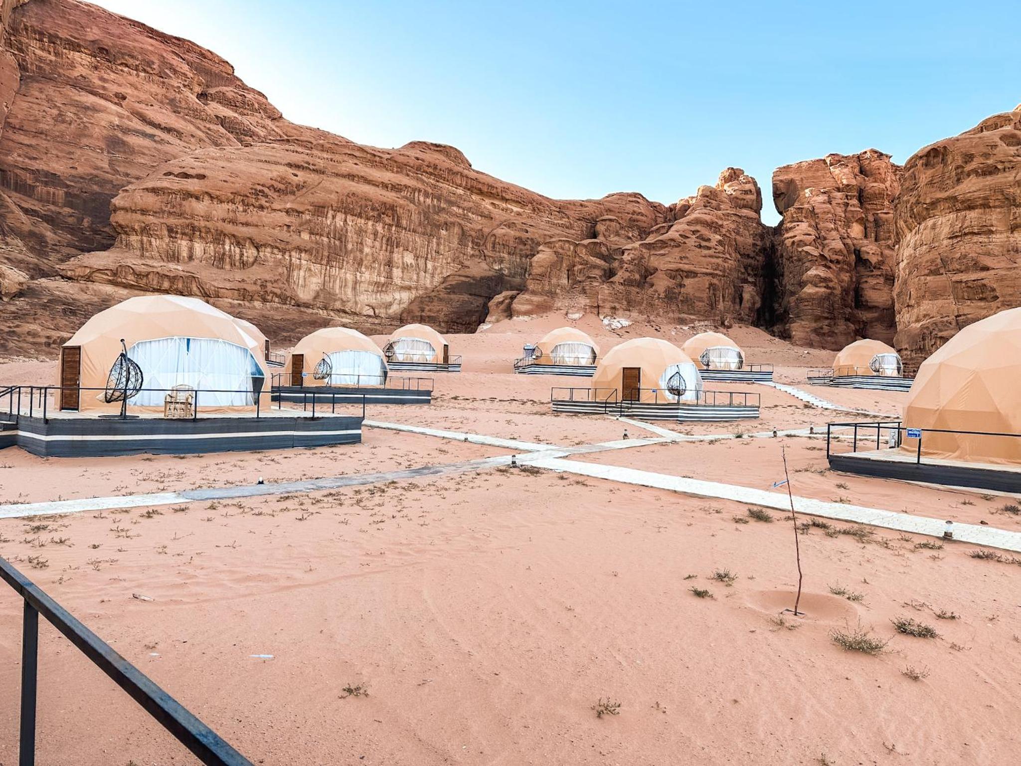 Wadi Rum Bubble Camp view 2