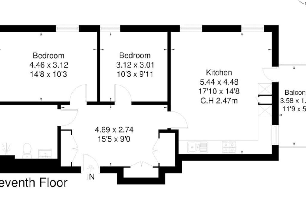 Amazing 2 Bedroom flat in E20