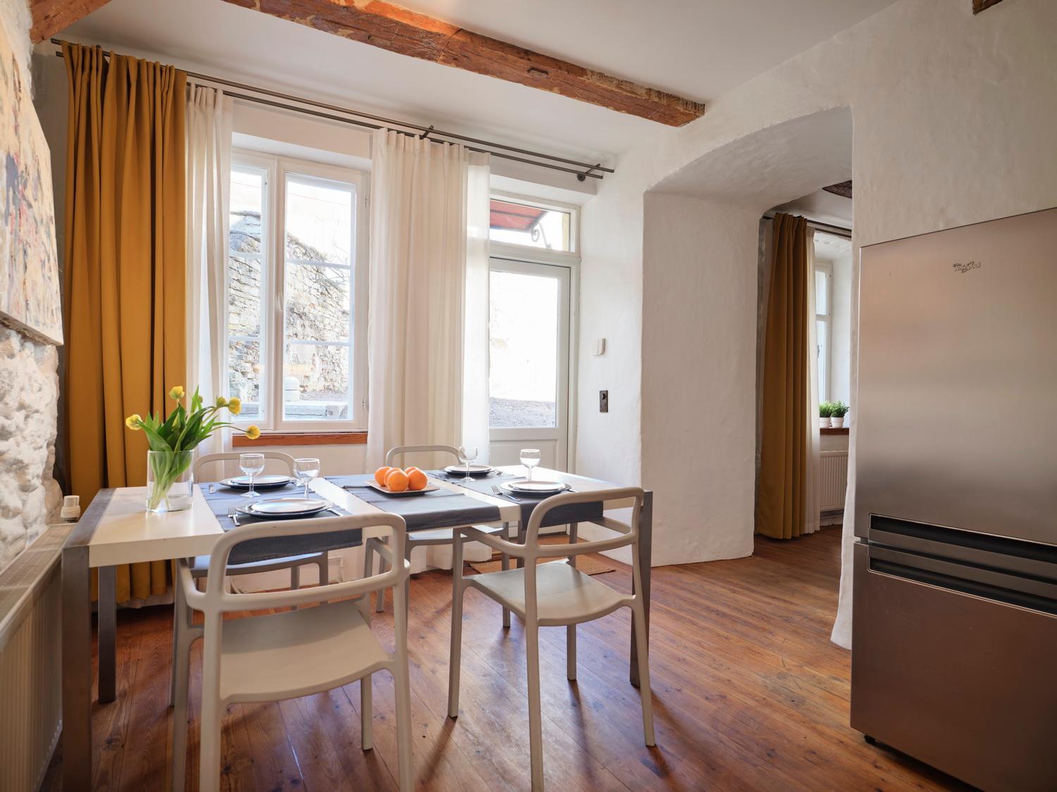 Historic Apartment with Private Garden in Old Town
