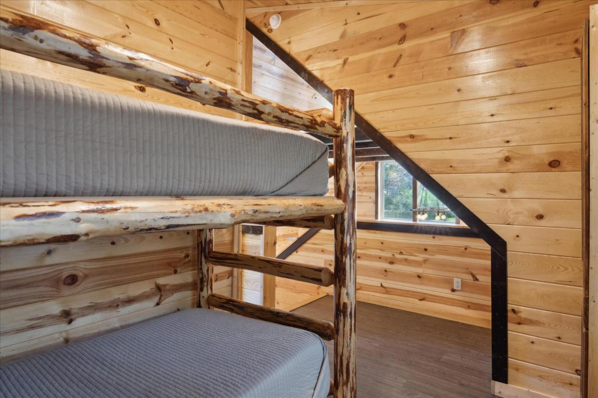 Hidden Bear Cabin - Firepit & Hot Tub, Flat Roads, 10 mins to Parkway view 4