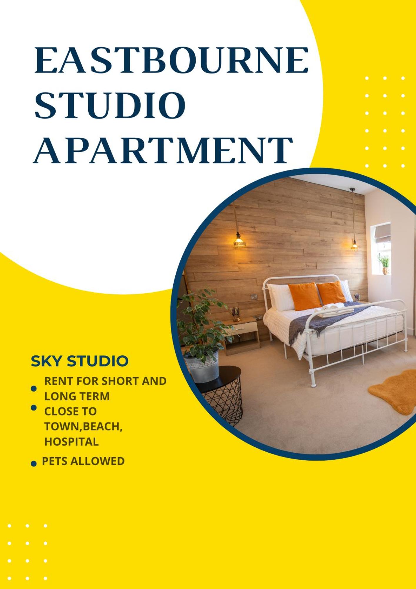 Studio Ideal for Relocators, Contractors and Working Professional, Close to Town and Eastbourne Hospital view 2