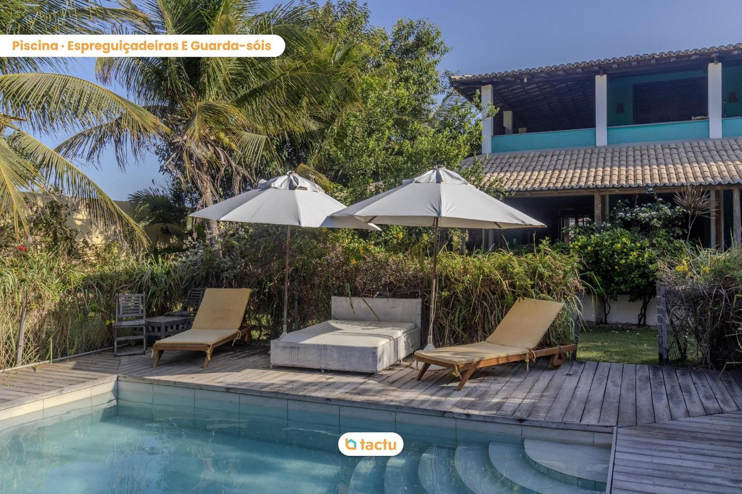 Casa Gracinda: large pool & garden in Fortim
