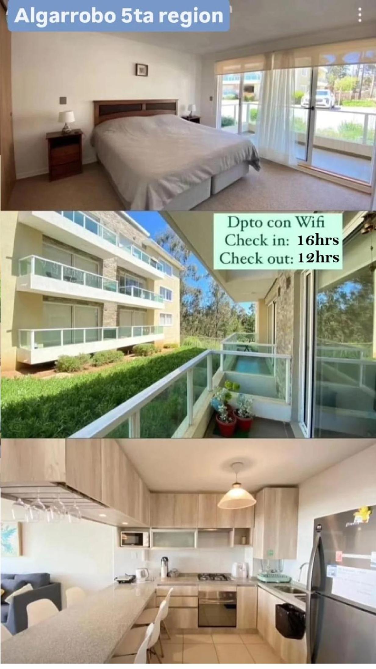 Hermoso Departamento de Descanso y Relajo En Condominio Quebrada La Candelaria Algarrobo