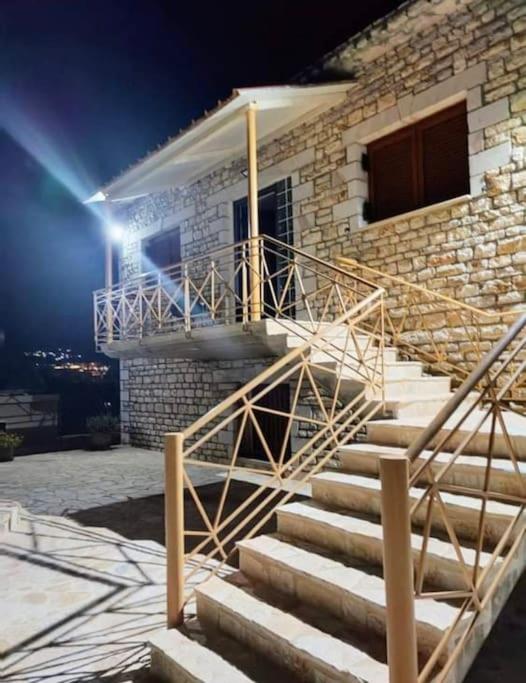 Finikounda Anemomilos stone house view 2