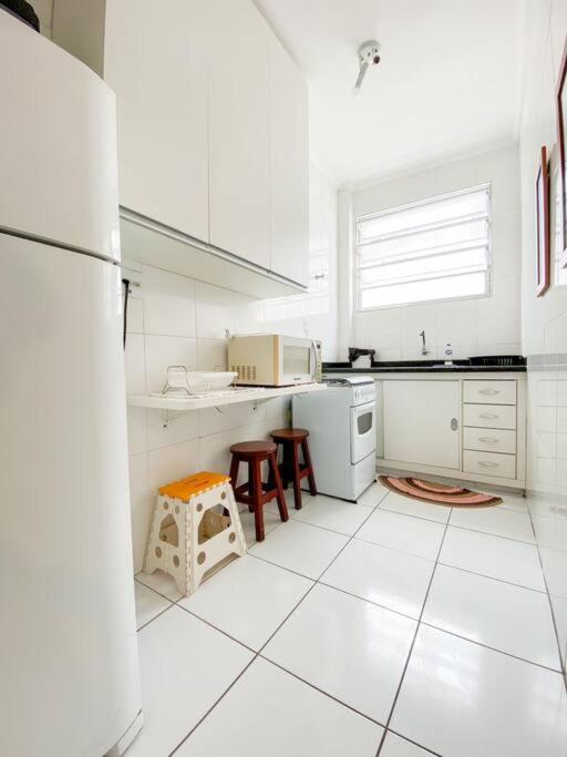 Apartamento pé na areia Boqueirão Praia Grande