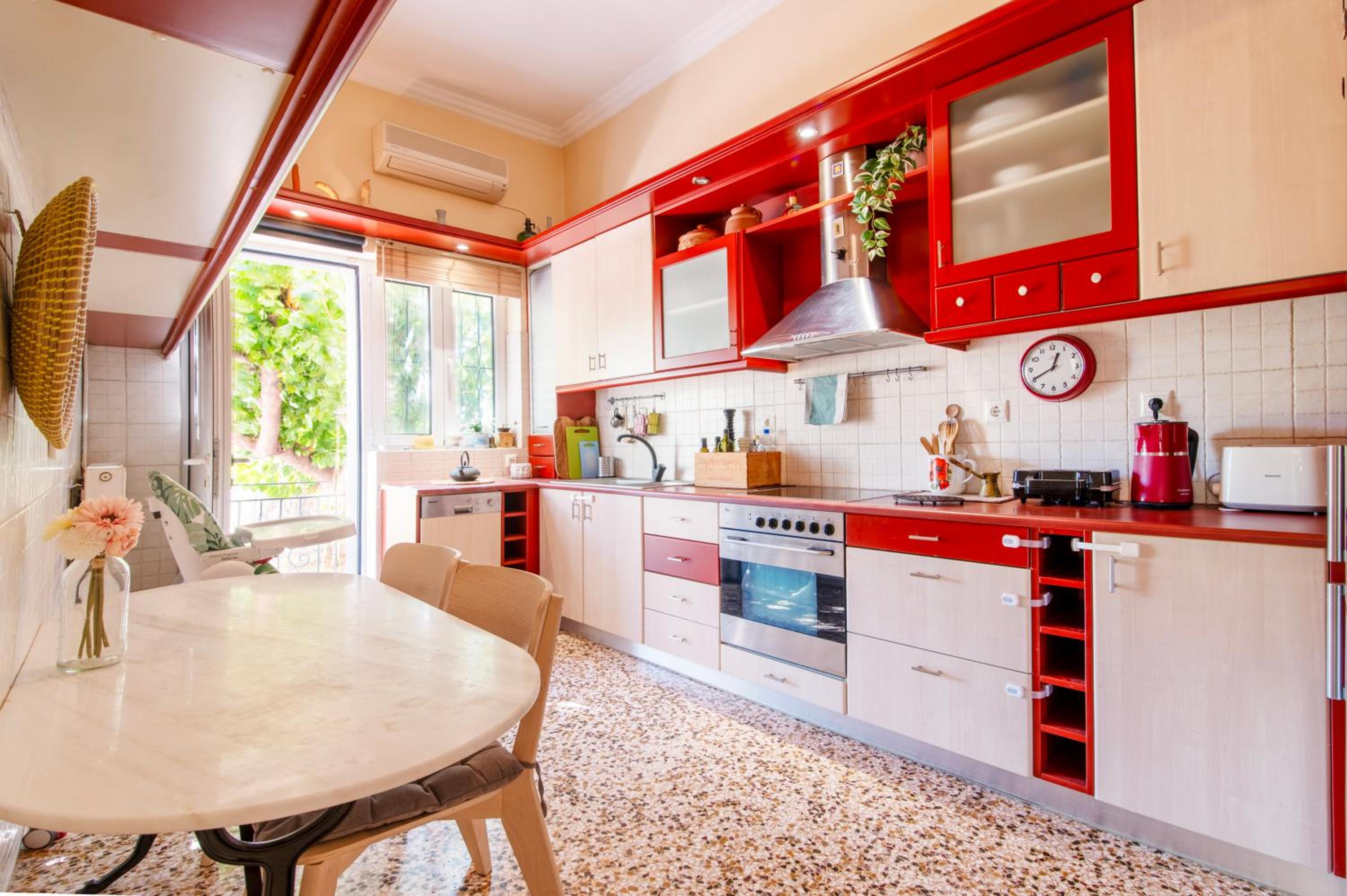 Lovely family garden house