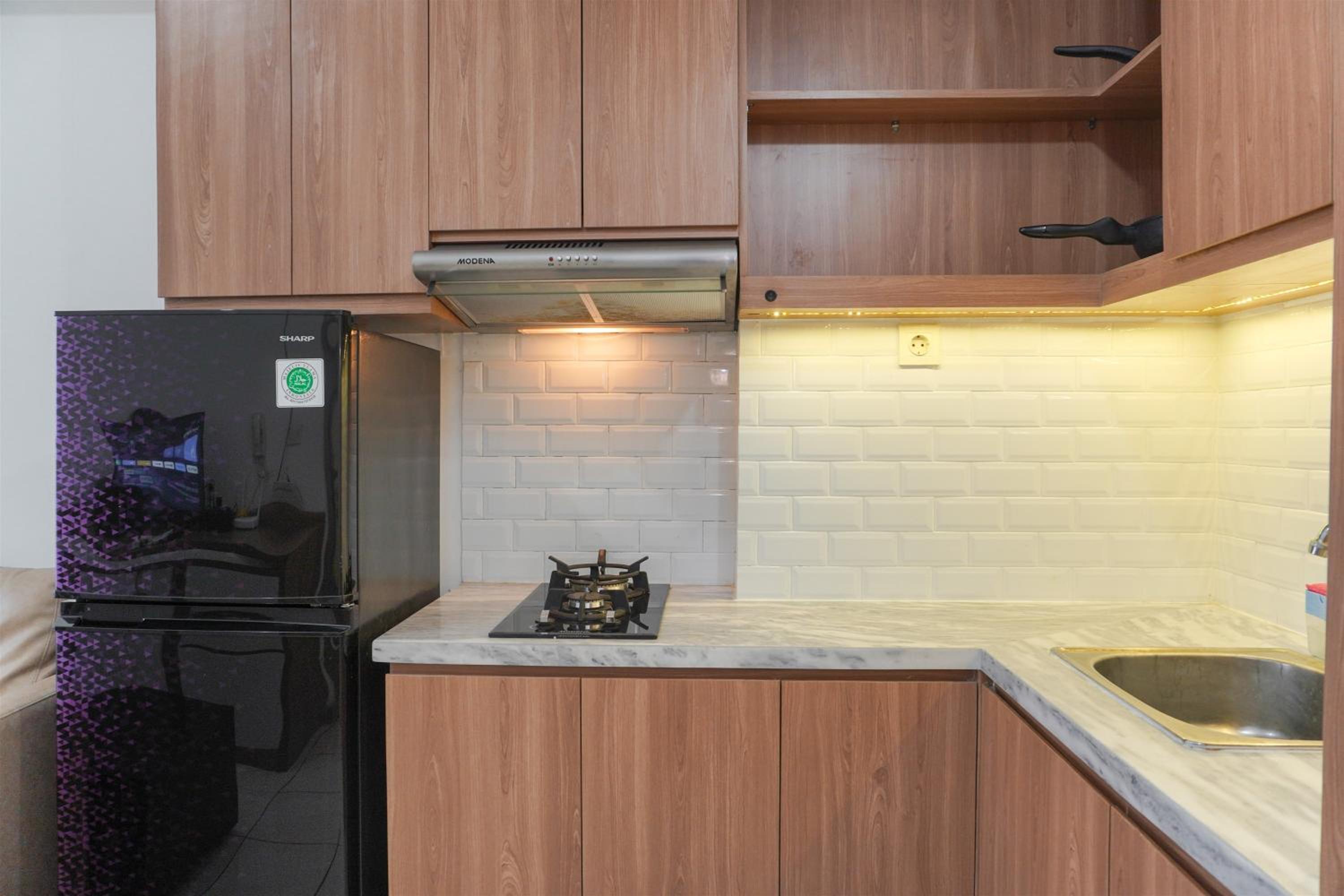 Good Deal and Cozy 2BR Apartment M-Town Residence near Mall By Travelio view 3