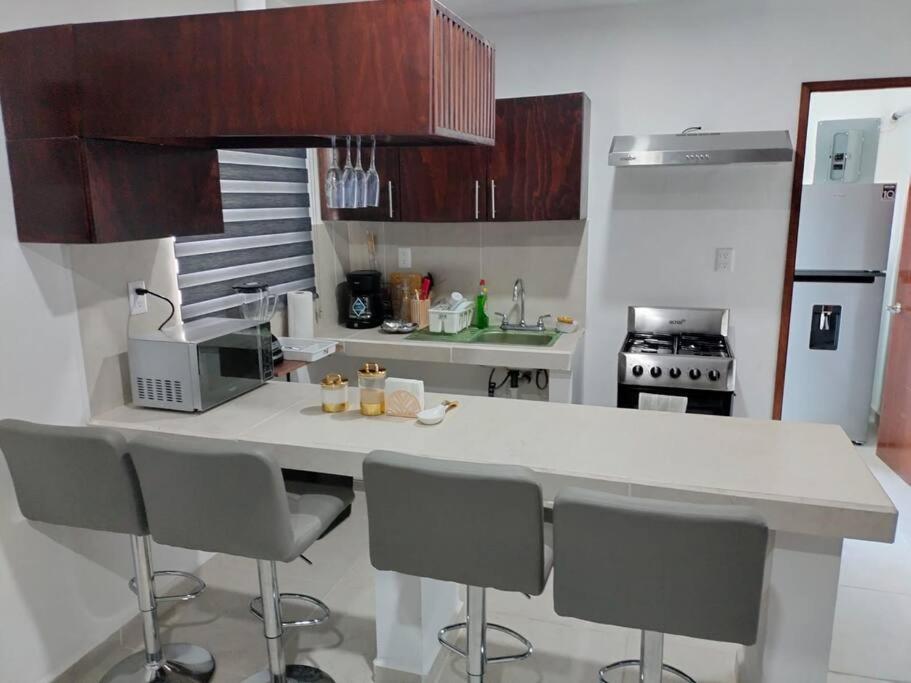 departamento nuevo y lujoso ,tranquilo,cómodo cerca de la playa y del centro de la ciudad