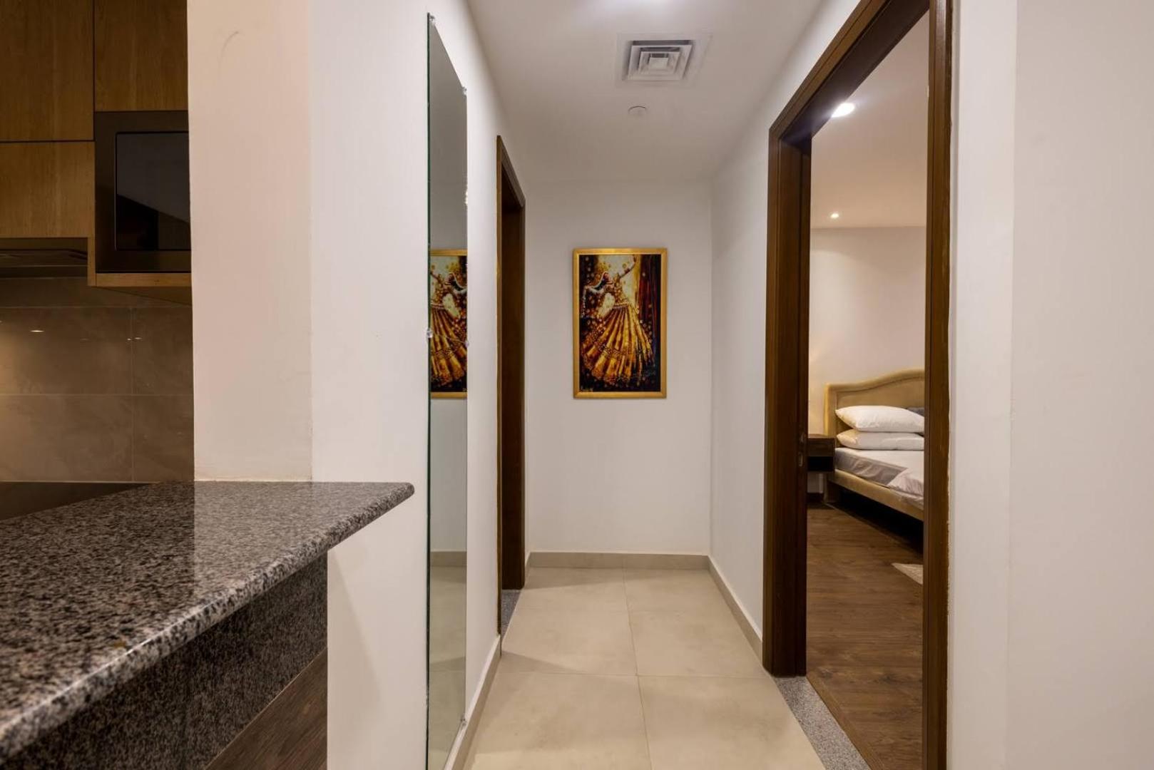 Florence x ZN 1BHK Self-checkin DHA Phase 5 Pentasquare DT Luxury view 5