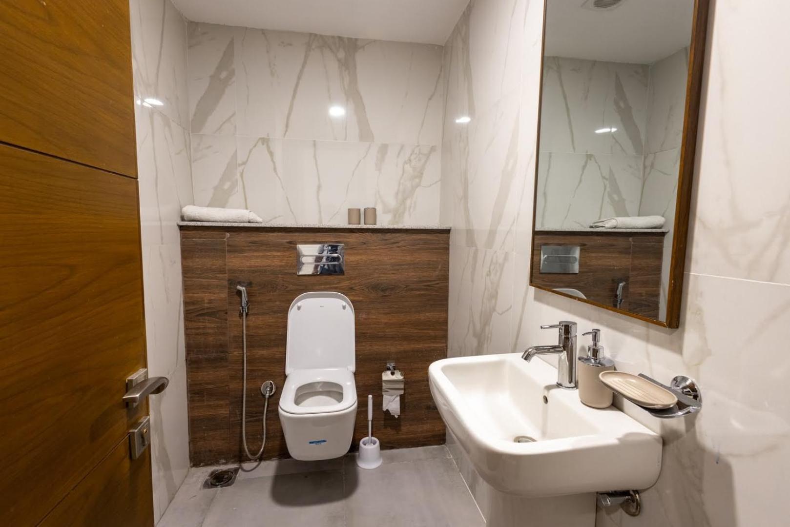 Florence x ZN 1BHK Self-checkin DHA Phase 5 Pentasquare DT Luxury view 2
