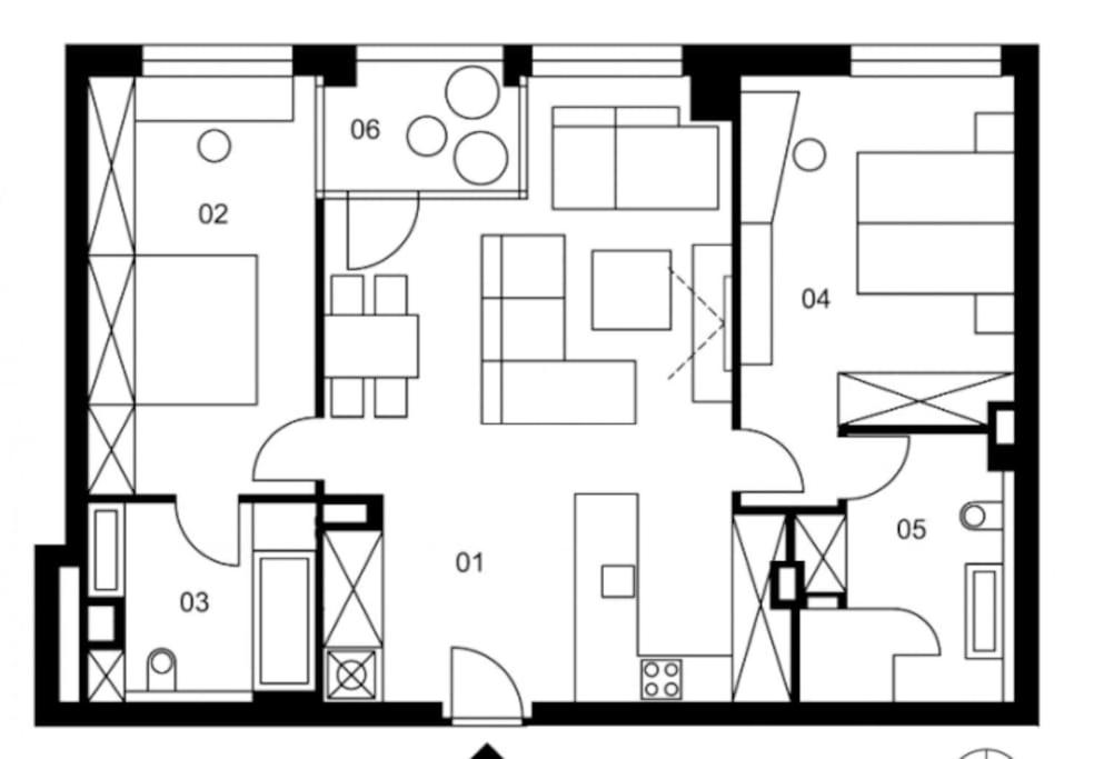 Eurovea 2Bedroom Suite by Danube Free Parking