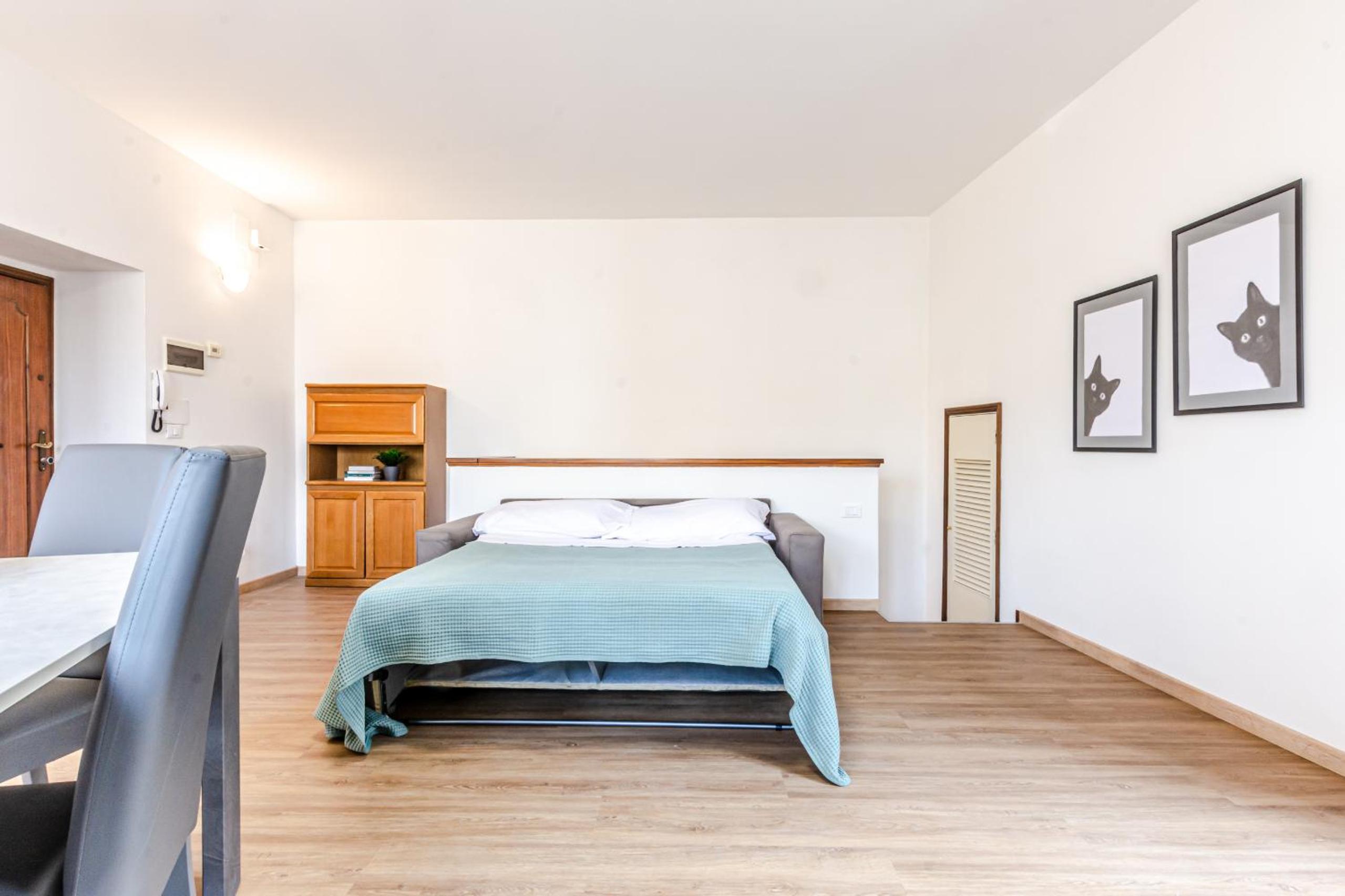 Loft gatto sul tetto in centro storico con terrazza