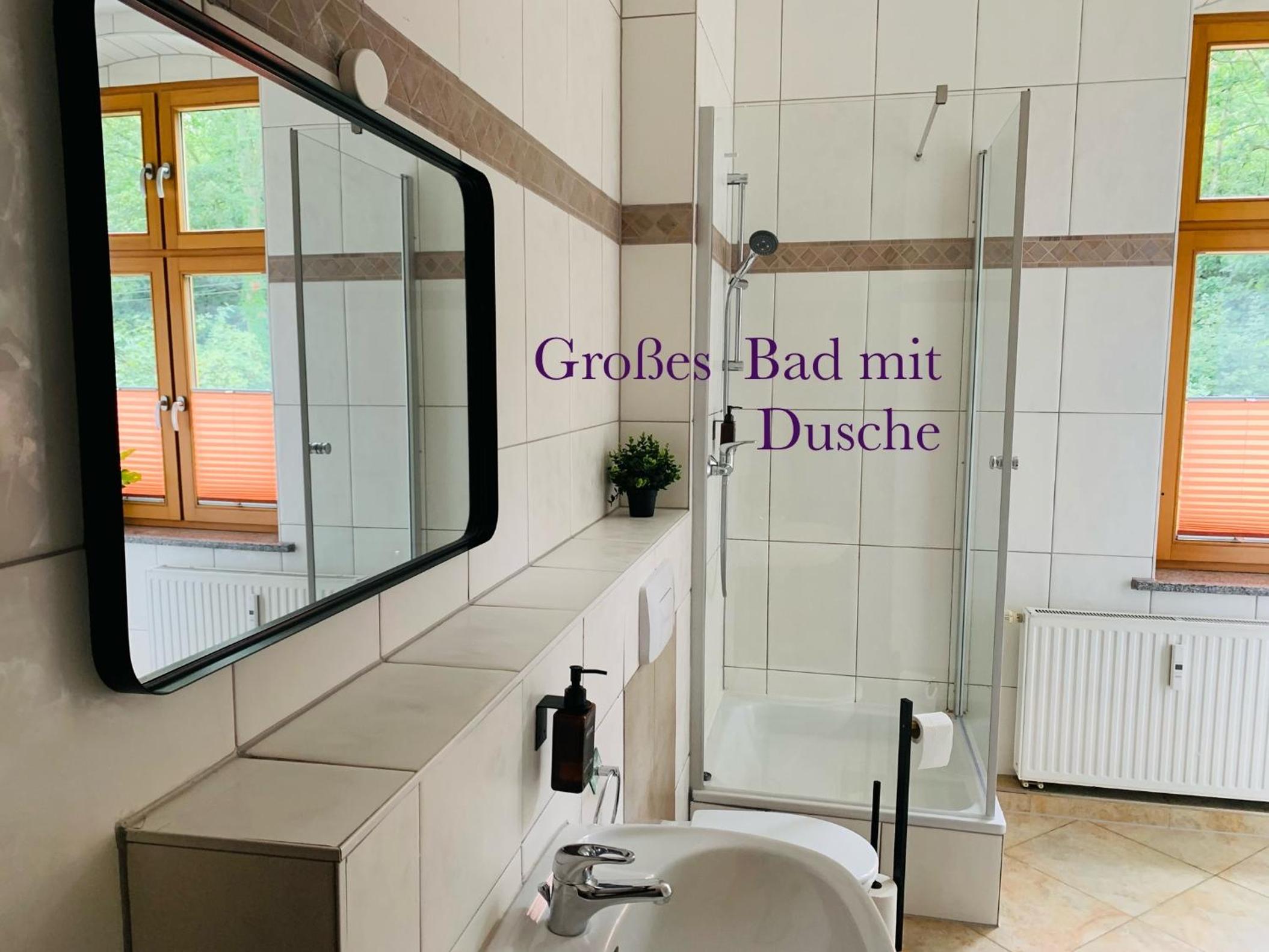 Burg Aue- Ferienwohnungen Erzglück - Familien - im Grünen - zentral