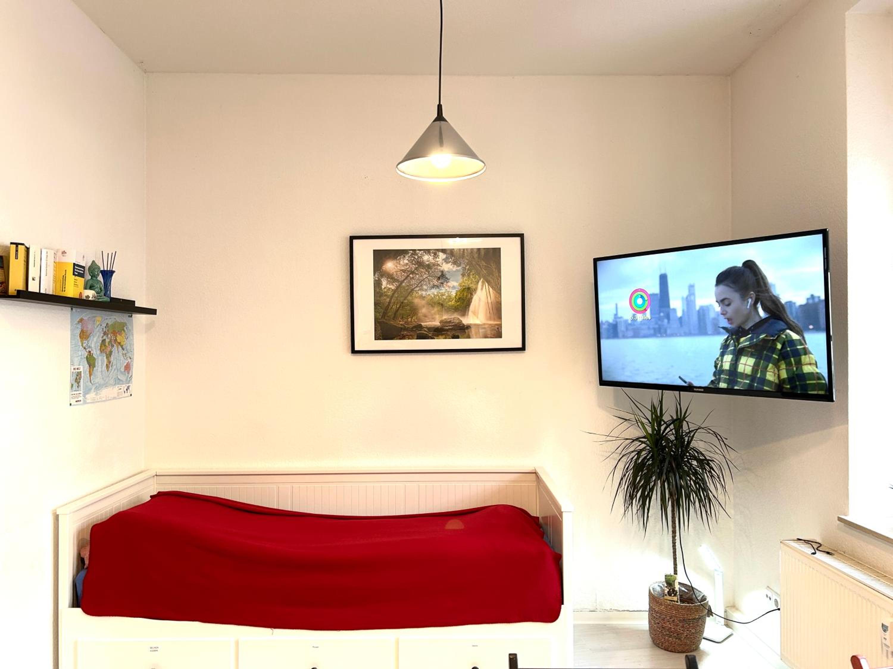 nur 10 min Fuß zum Zentrum,45qm,Netflix