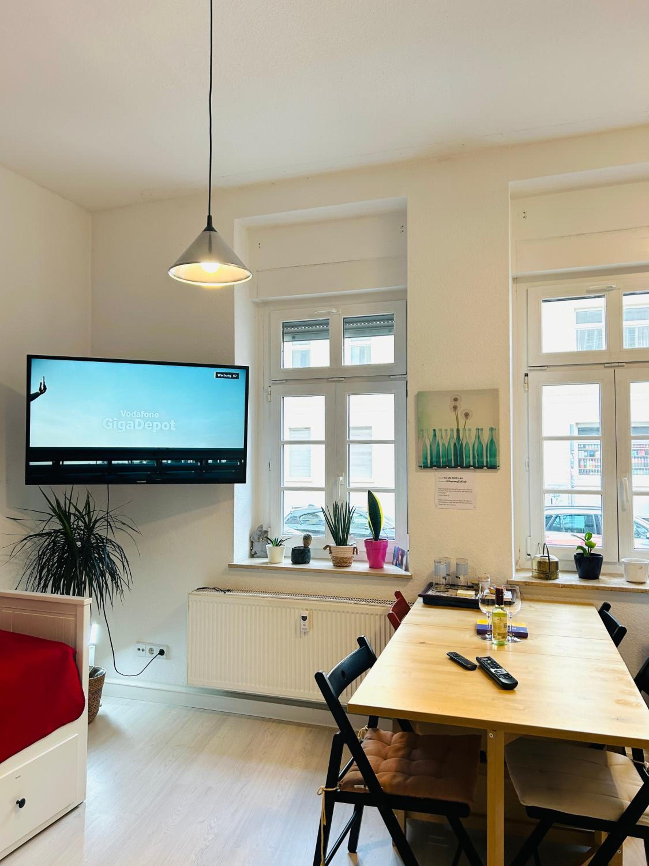 nur 10 min Fuß zum Zentrum,45qm,Netflix