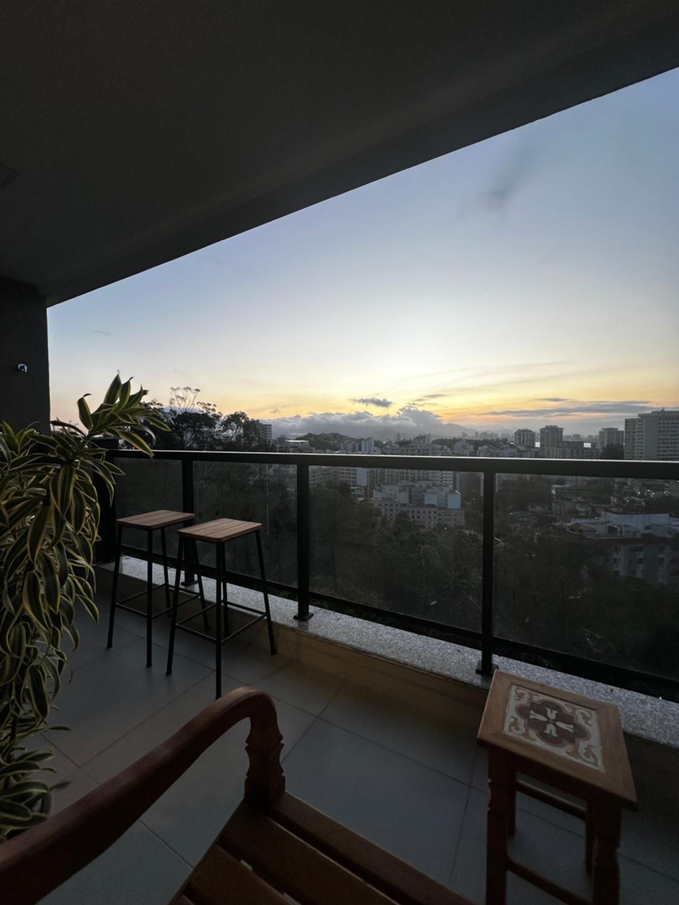 Estúdio completo com linda vista para o Cristo