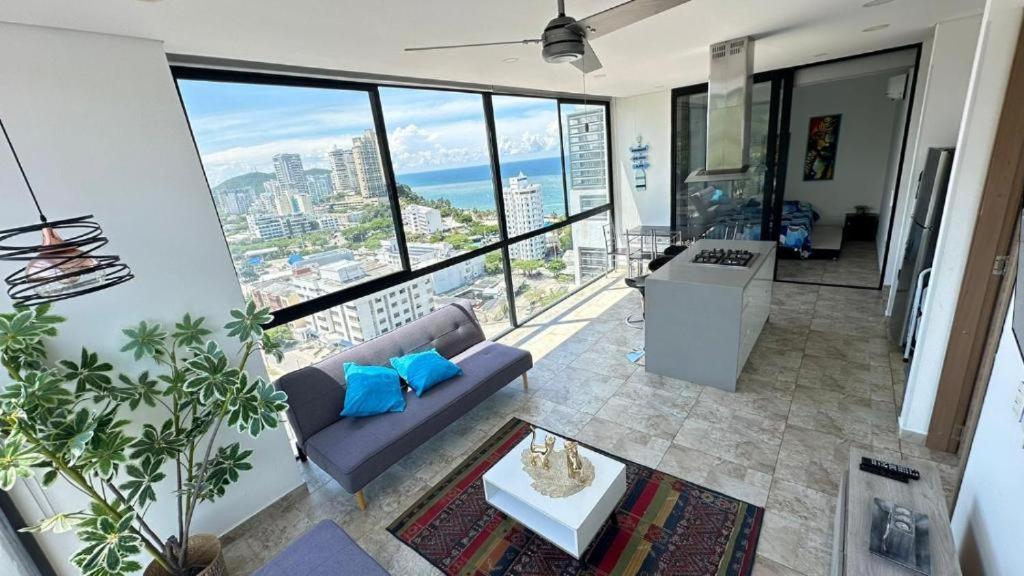 Apto dos habitaciones vista al mar edificio vita