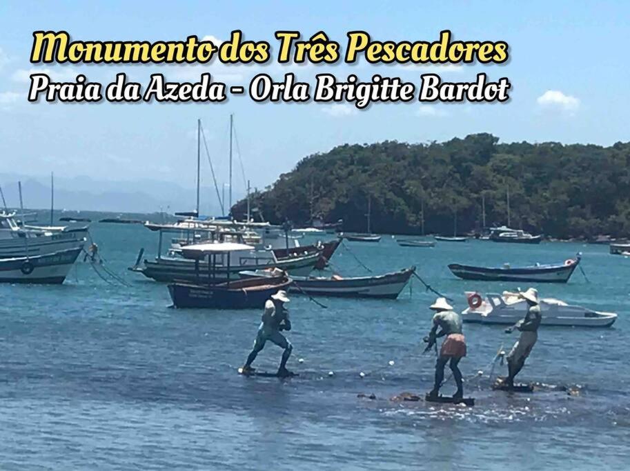Casa espetacular em Búzios, 4 quartos, piscina, churrasqueira