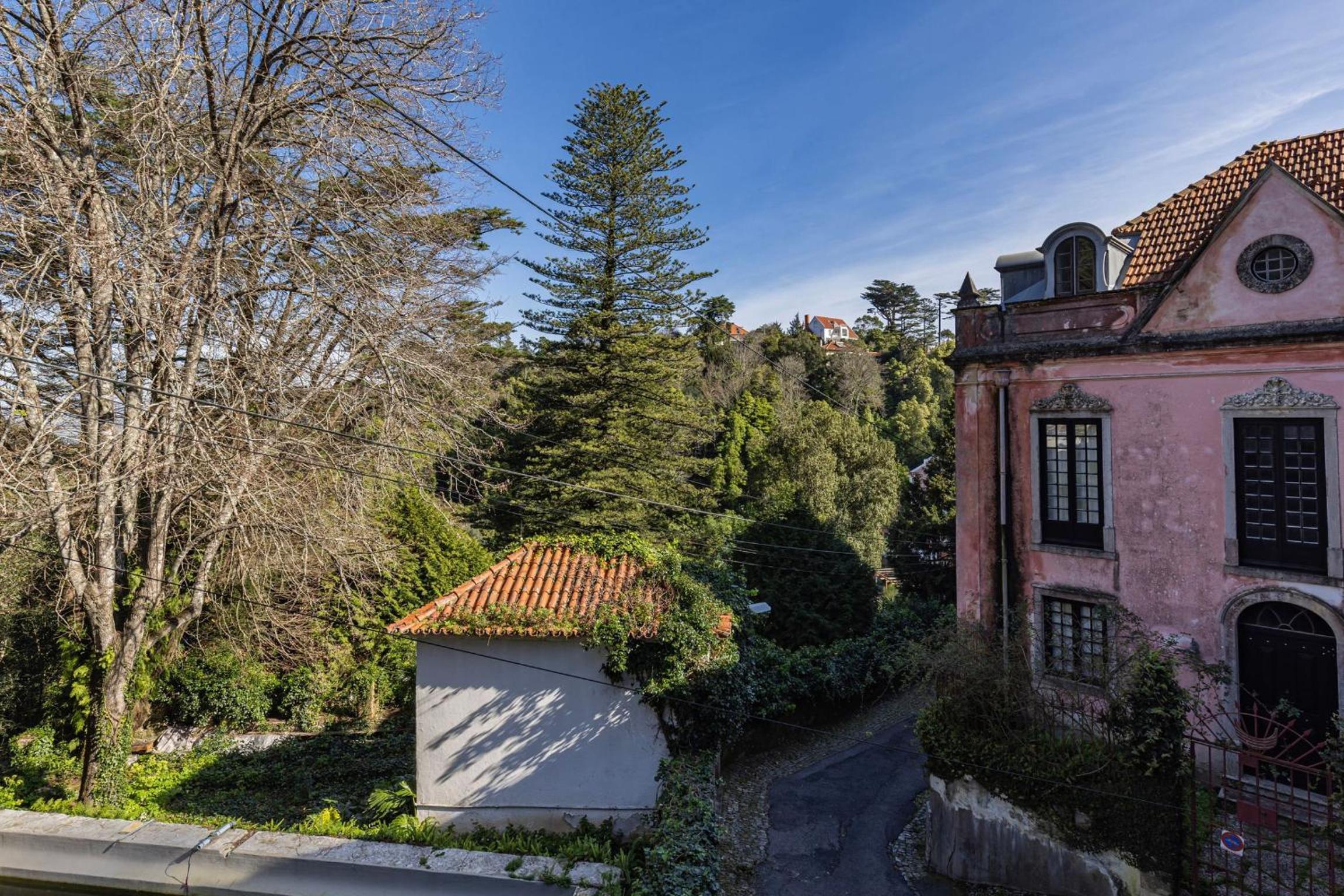 Giant Room in Sintra Center inside 17th century villa with snooker and patio view 4
