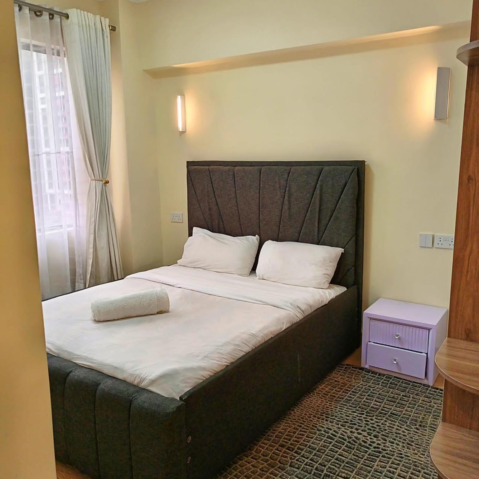 Enzi heights luxurious 2 bedroom furnished and serviced apartment with a pool,gym and playground