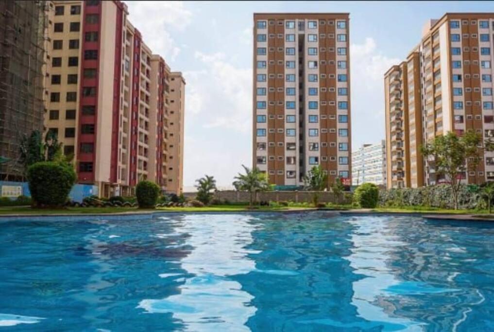 Enzi heights luxurious 2 bedroom furnished and serviced apartment with a pool,gym and playground