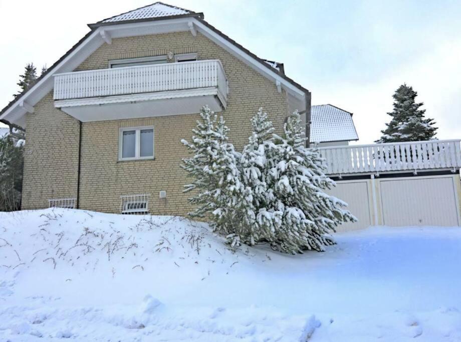 Benedenappartement in Winterberg met uitzicht en balkon