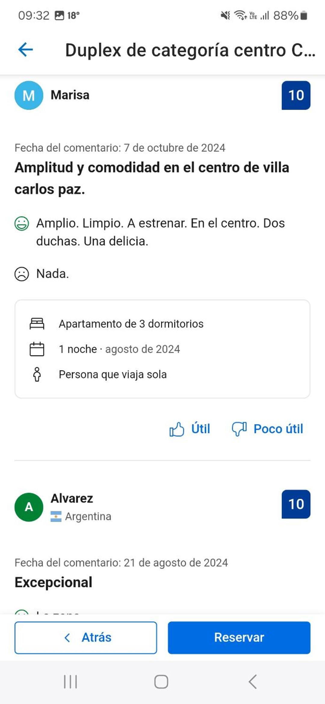 Vivisierras, Duplex de categoría centro Carlos Paz vista frente al lago, 3 dormitorios, 2 baños, acceso inteligente
