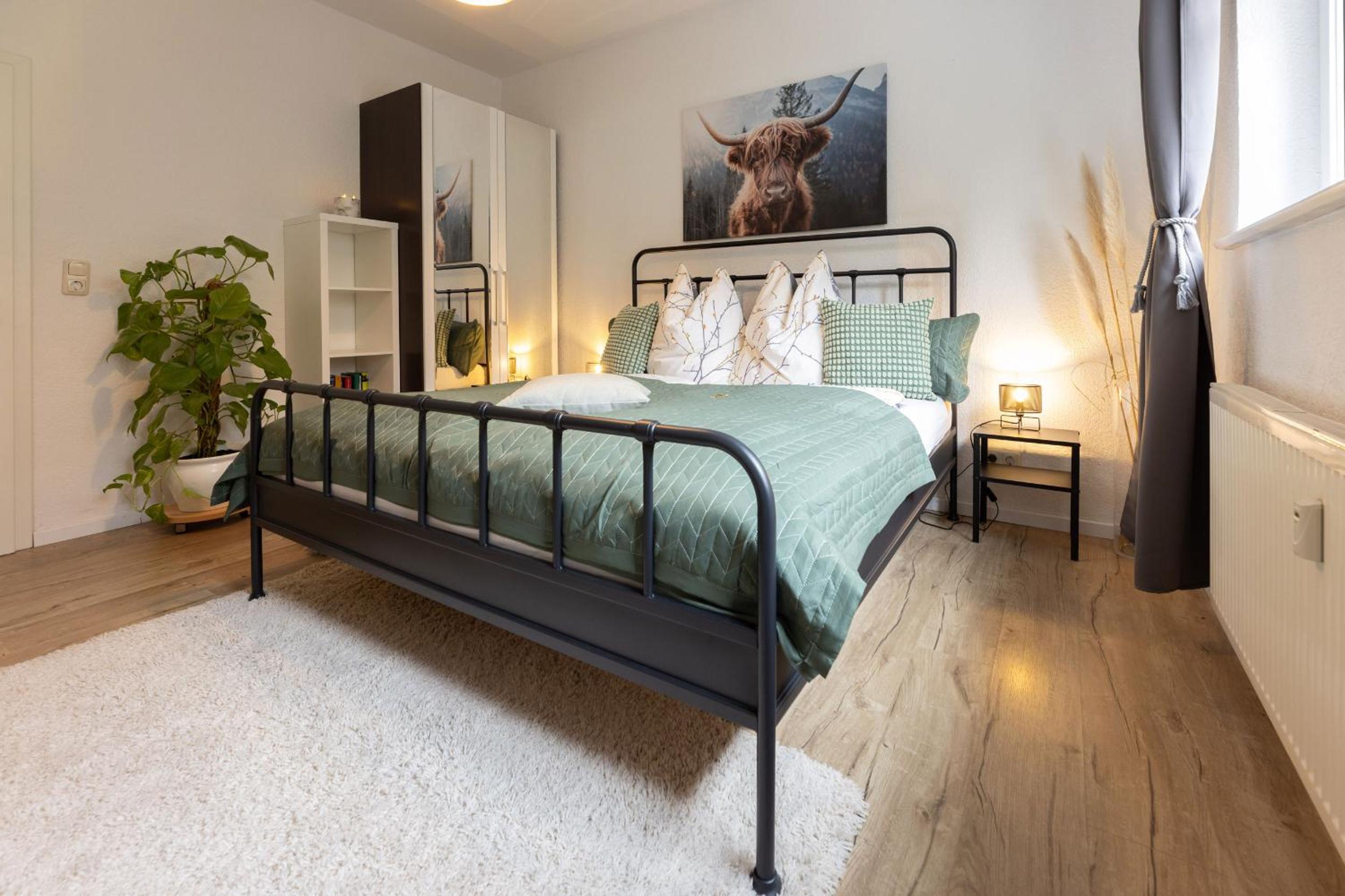 Große 120 qm Ferienwohnung für 6-12 Personen mit Parkplatz nahe Bamberg