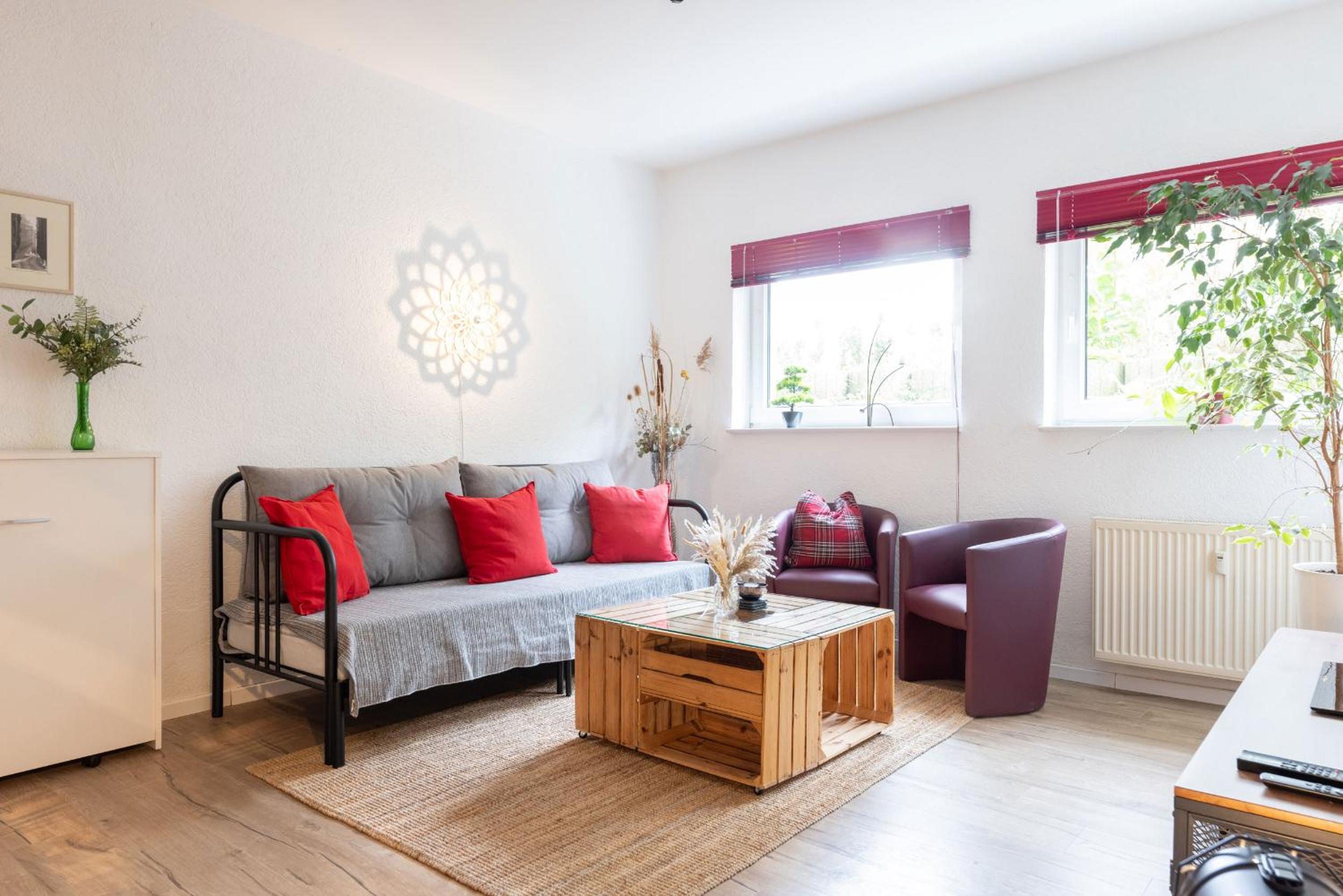 Große 120 qm Ferienwohnung für 6-12 Personen mit Parkplatz nahe Bamberg