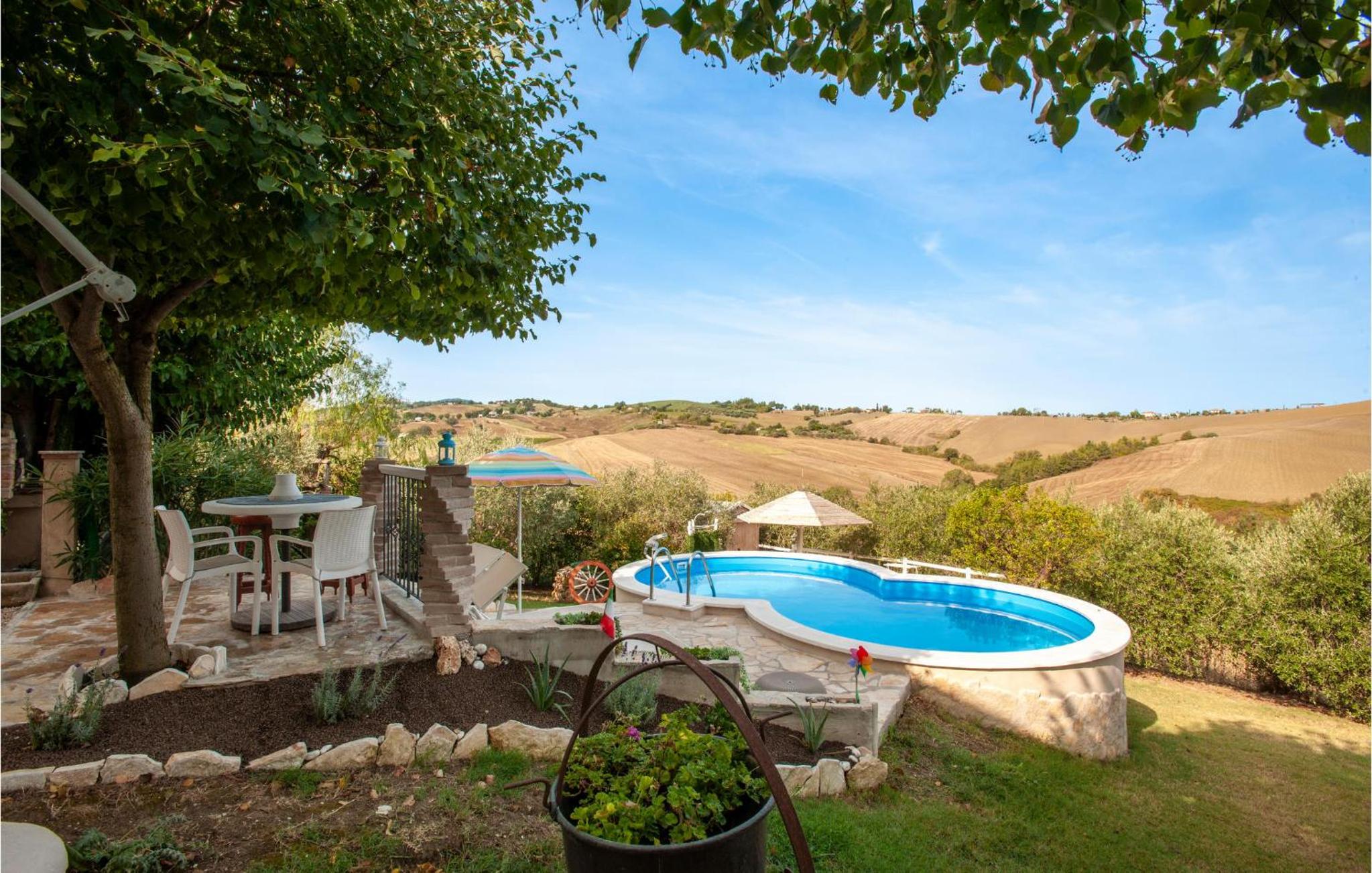 Beautiful Home In Arcevia With House A Panoramic View view 5