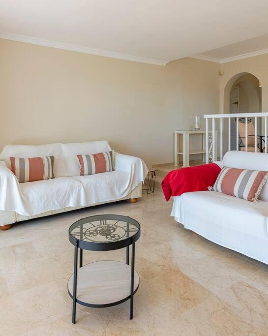 Spacious White Spanish Style House with Sea Views