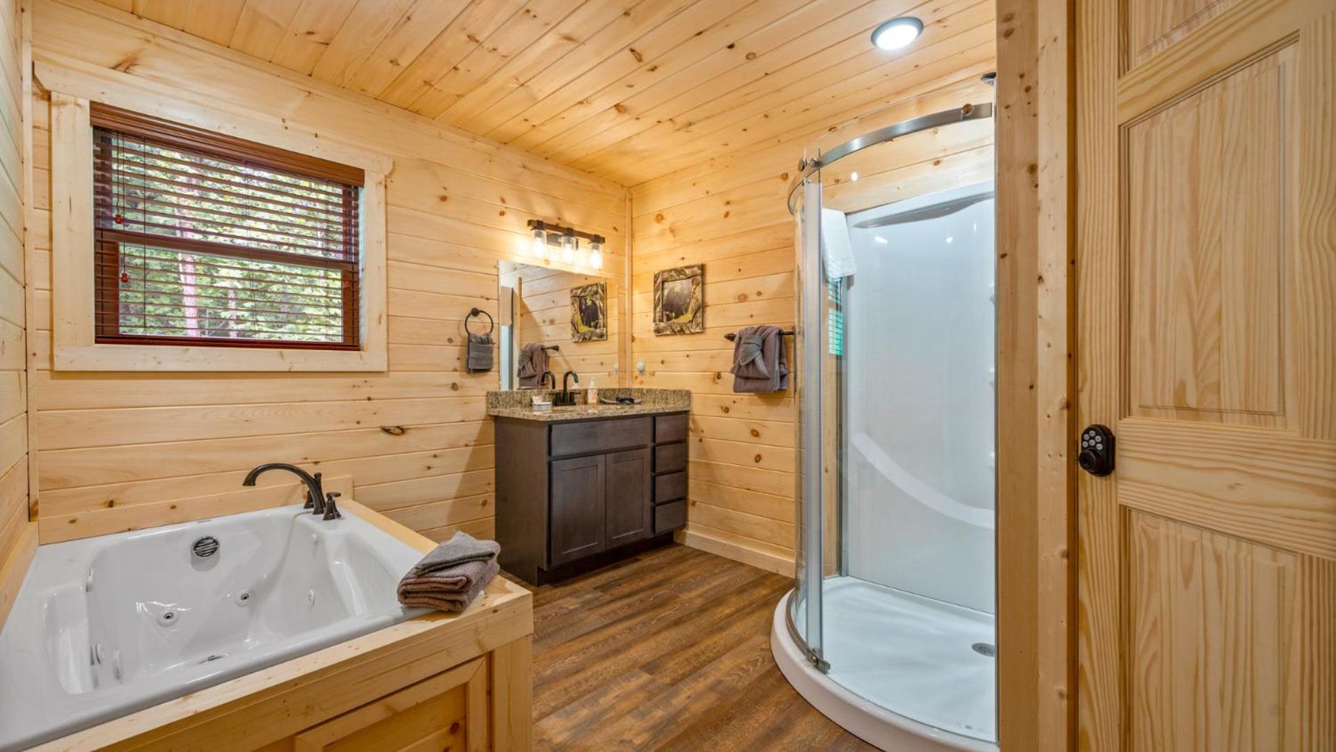 Cabin with Hot Tub and Game Room-Dogs Welcome-3 King Beds view 4