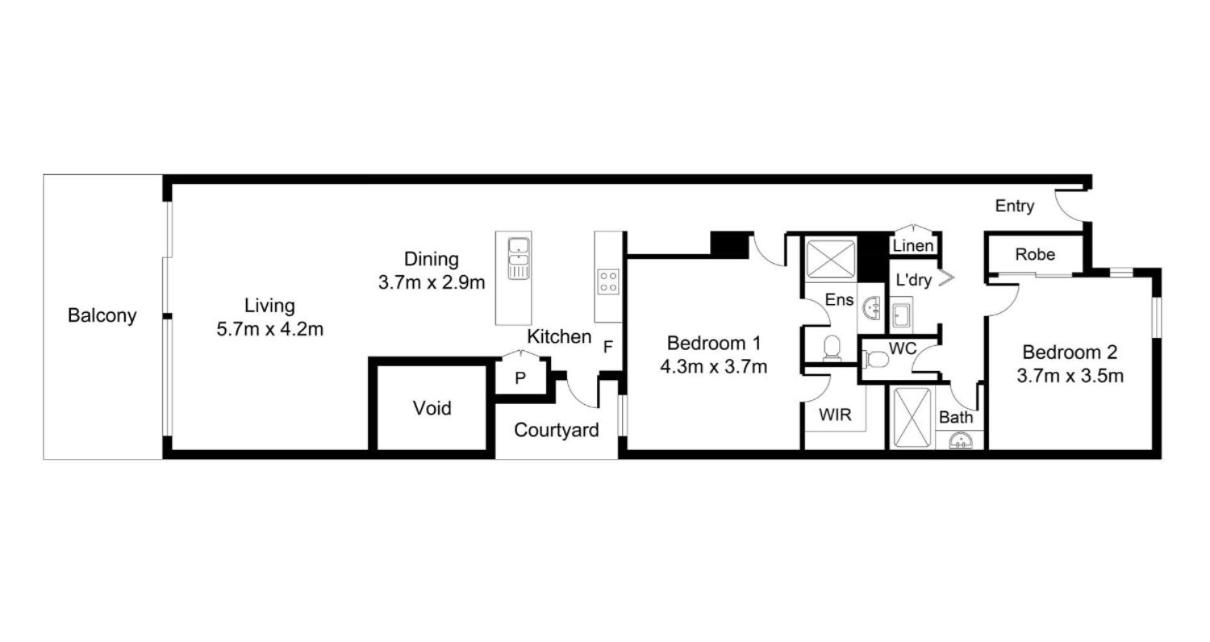 Spacious Freo Apt BBQ Balcony & 2 Cars
