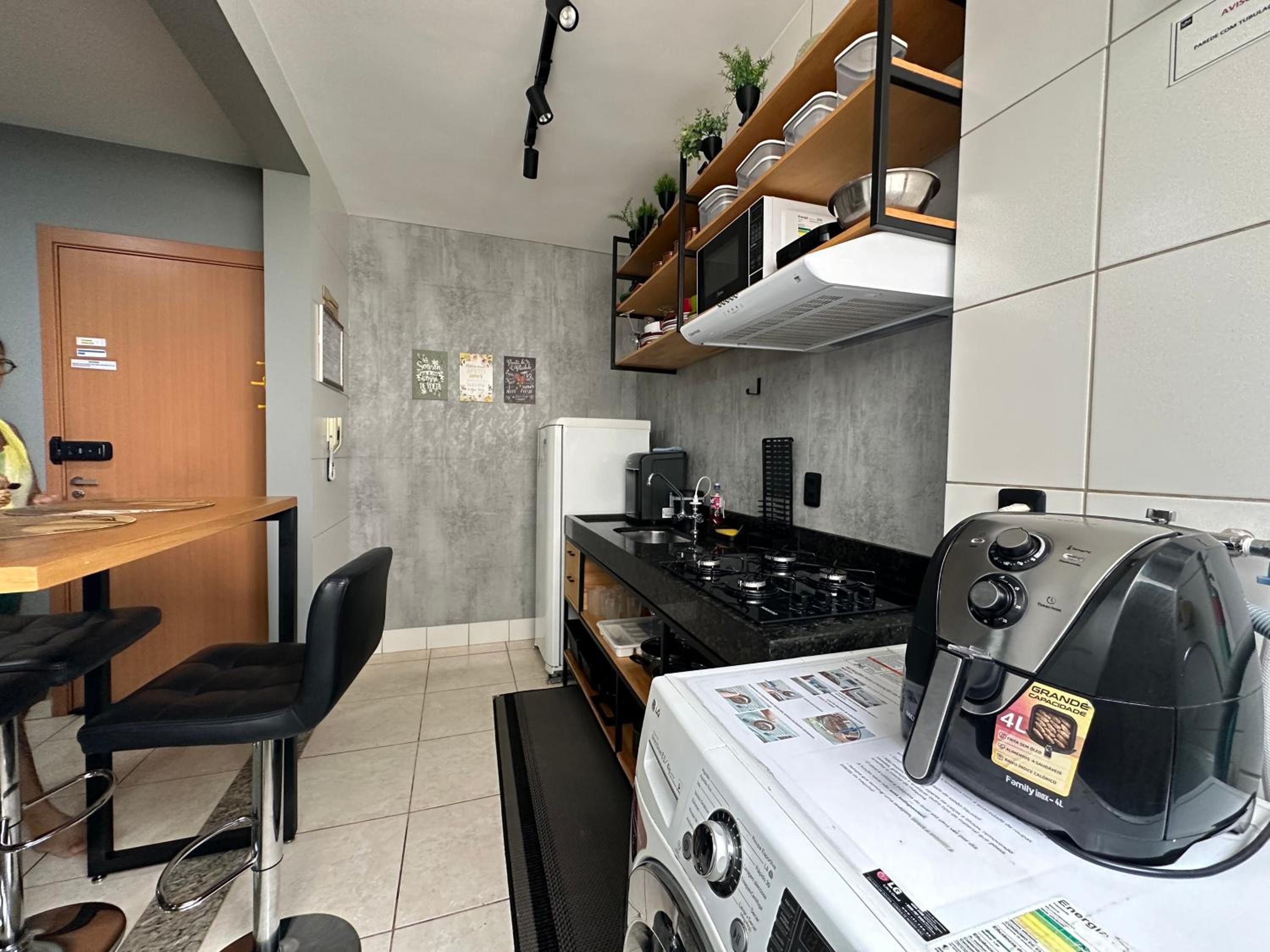 Flats Praia Uberlandia - Apt próximo ao Praia Clube - Area de lazer com Portaria 24 horas, piscina, academia, brinquedoteca, churrasqueira e áreas verdes p