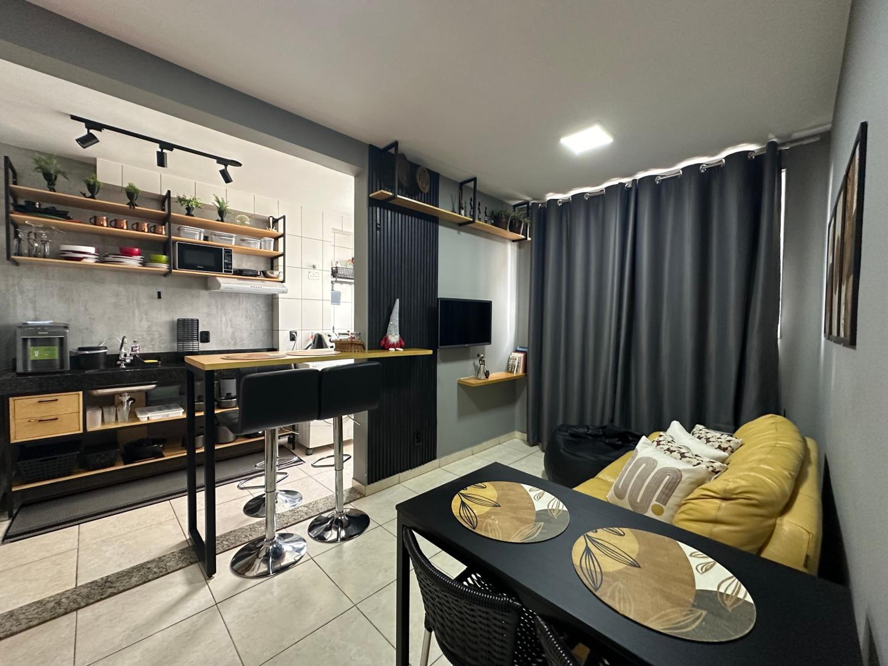 Flats Praia Uberlandia - Apt próximo ao Praia Clube - Area de lazer com Portaria 24 horas, piscina, academia, brinquedoteca, churrasqueira e áreas verdes p