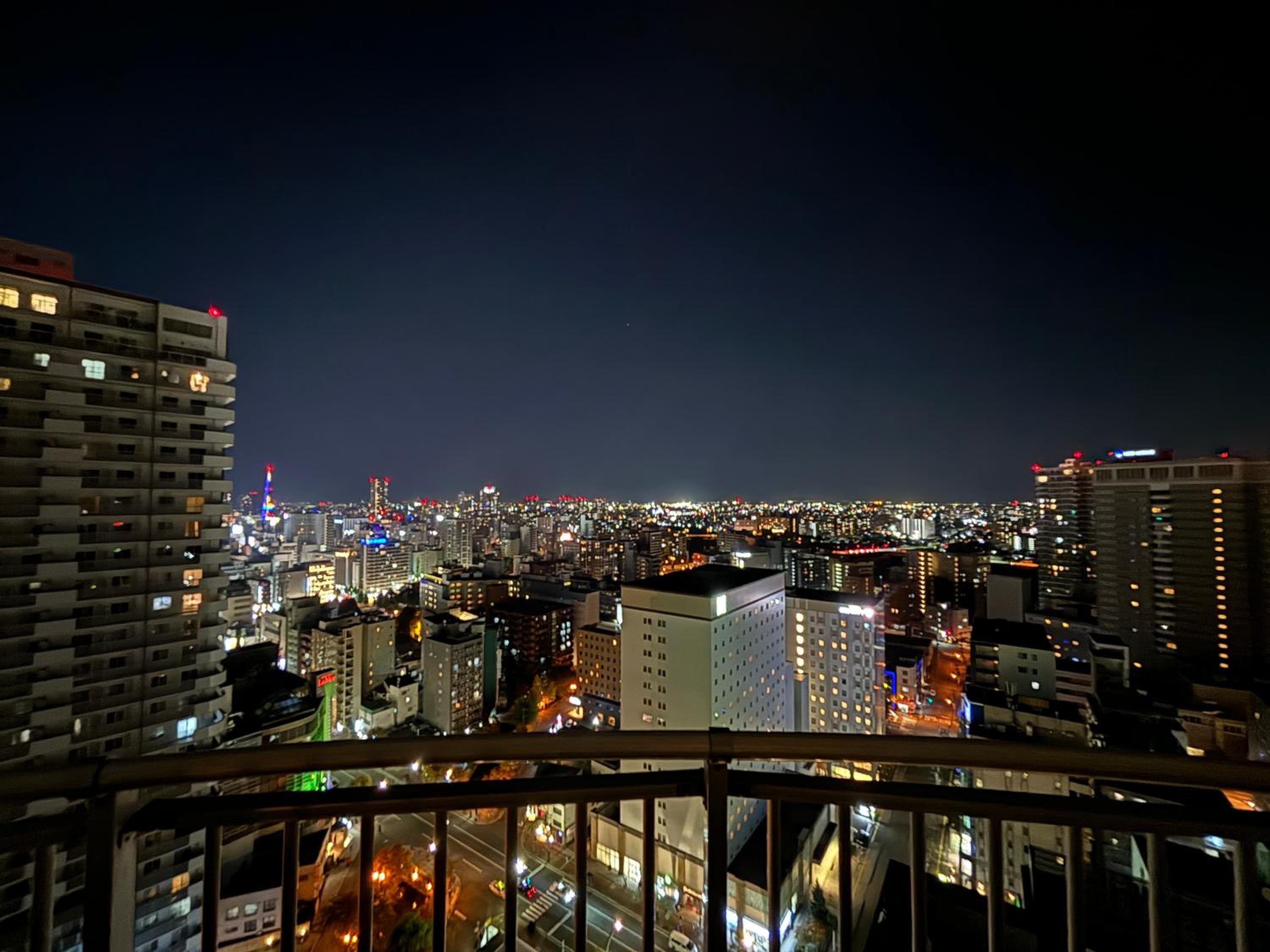Nakajima Park Hotel AMS tower 27F Panoramic view of Sapporo city view 3