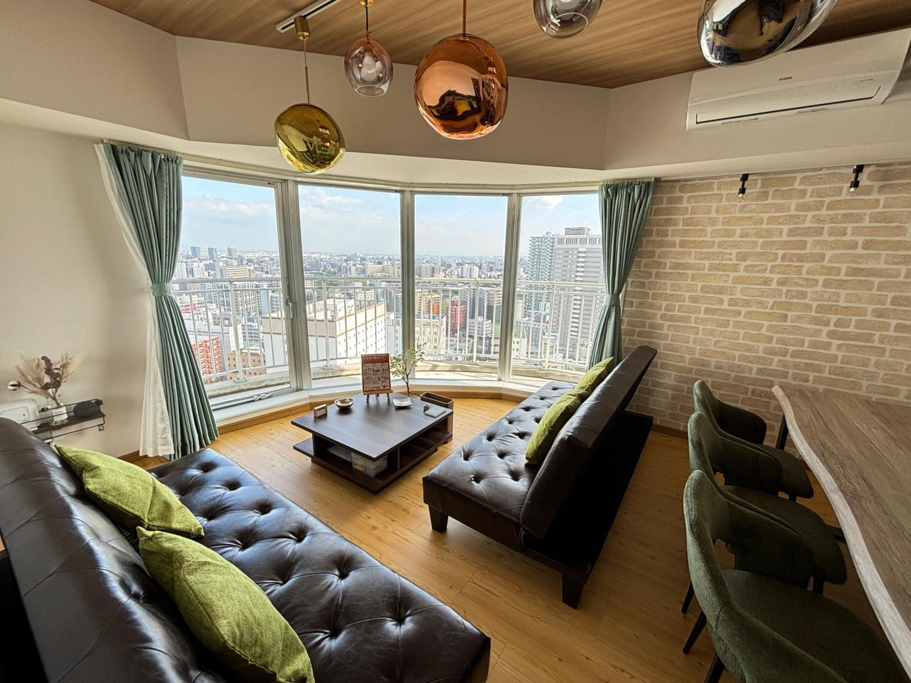 Nakajima Park Hotel AMS tower 27F Panoramic view of Sapporo city view 4