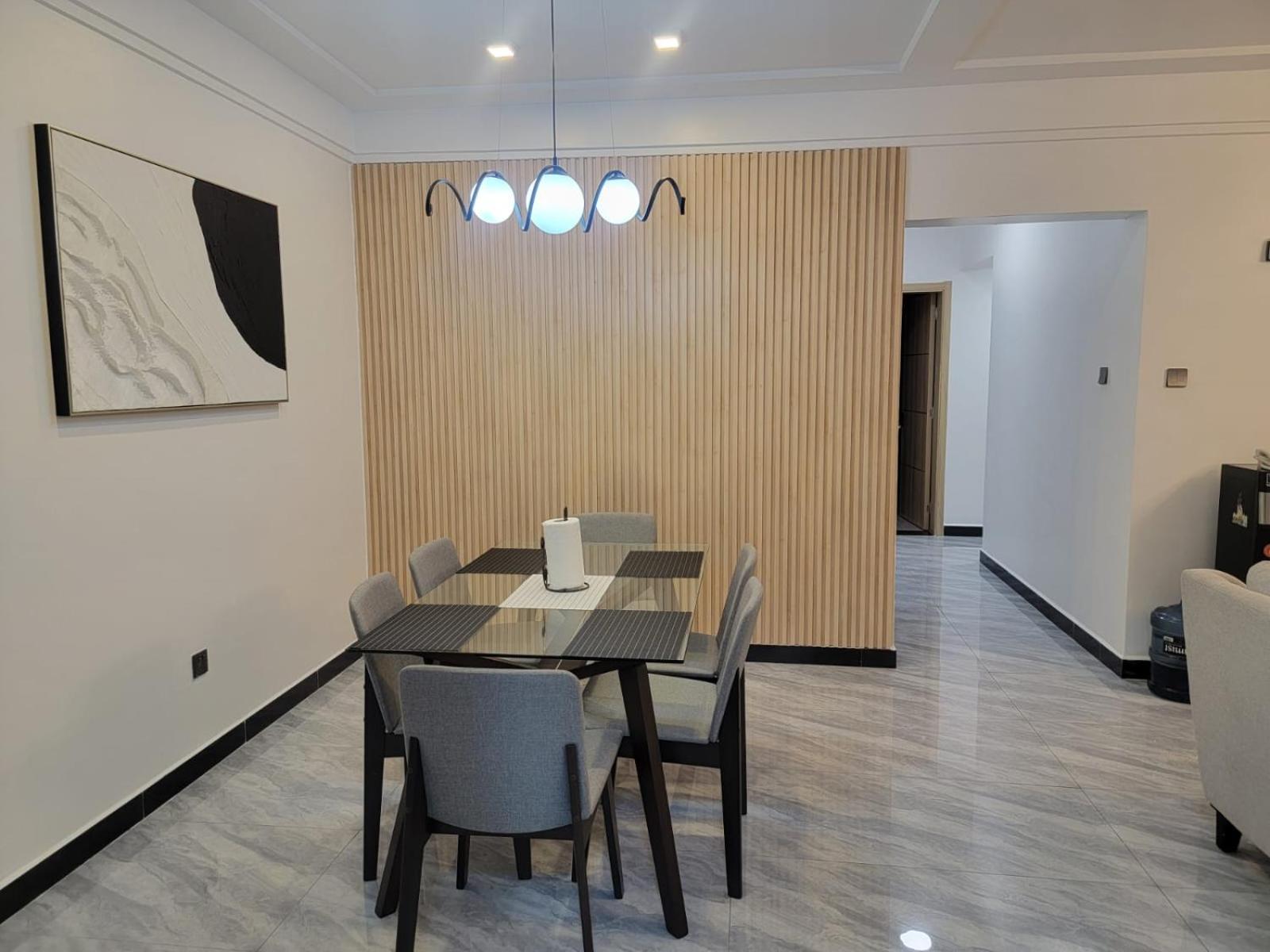 elegant luxurious three bedroom with heated swimming pool well equipped gym ample parking space and children playing ground and a relaxing rooftop with and view 5