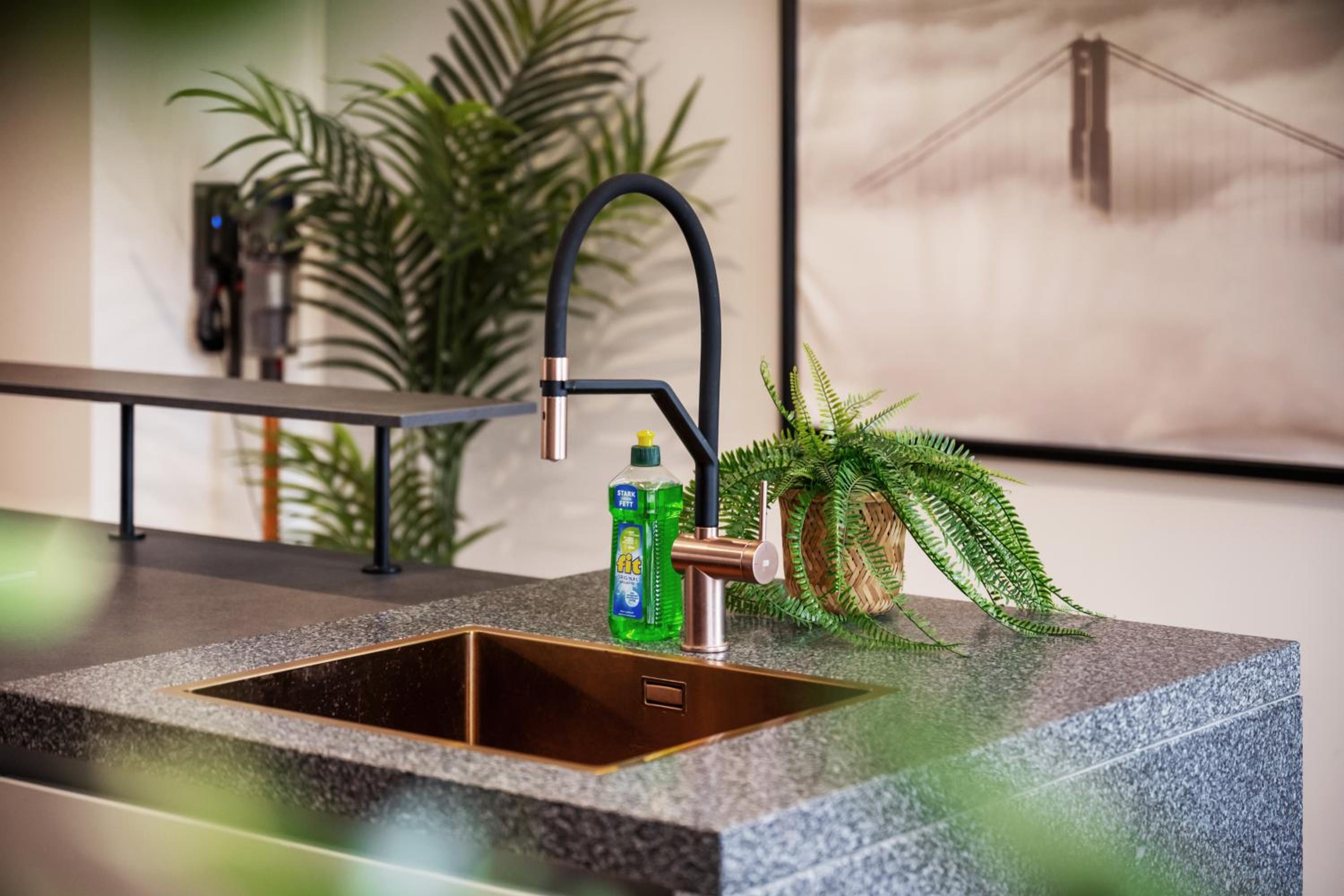 EDLER WOHNRAUM Schloßteich-Suite 3 SZ mit zwei Balkonen, Kaffeevollautomat, Kamin, Klima, Lift & zwei Parkplätzen