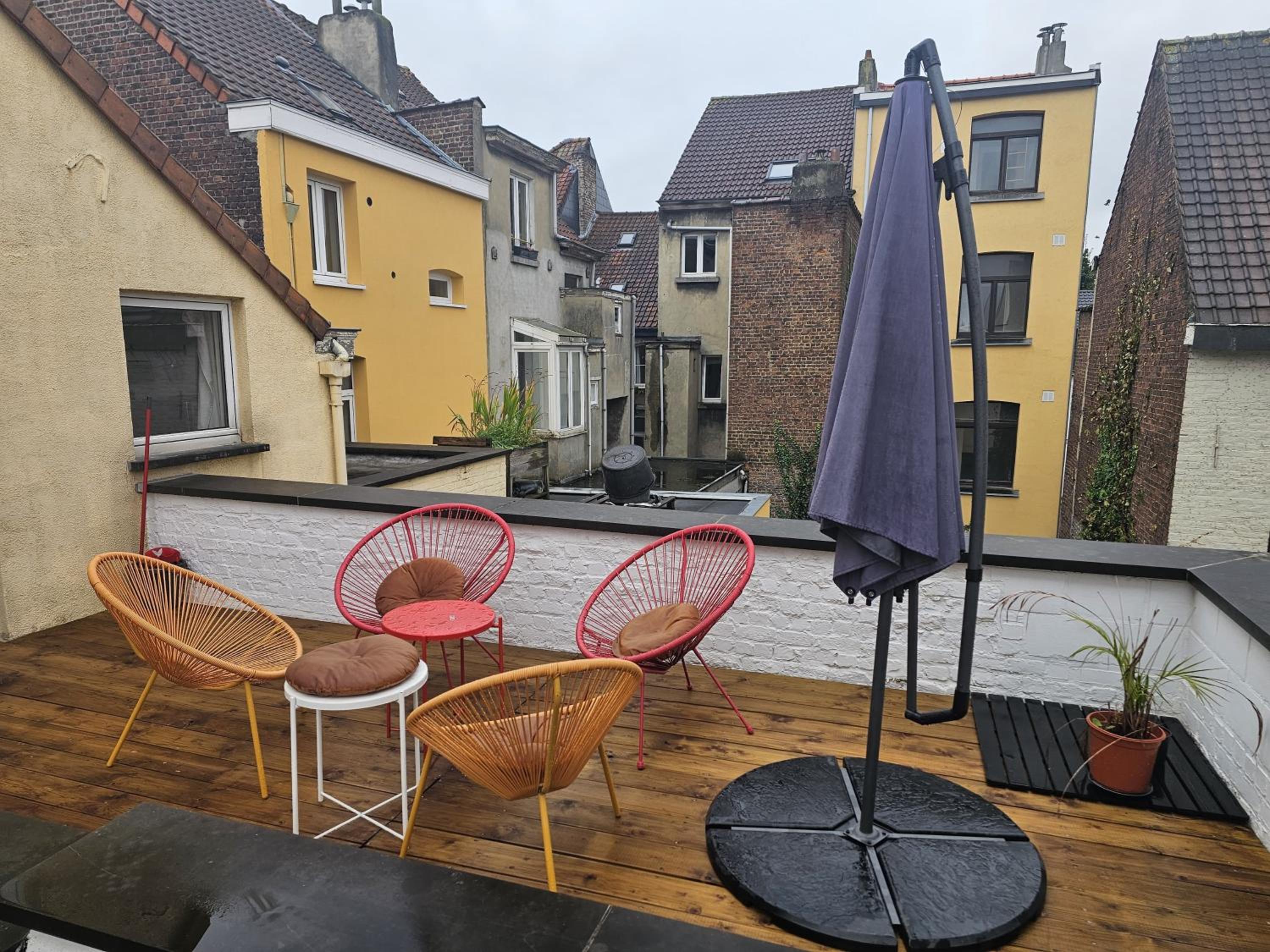 Cosy studio terrace automne