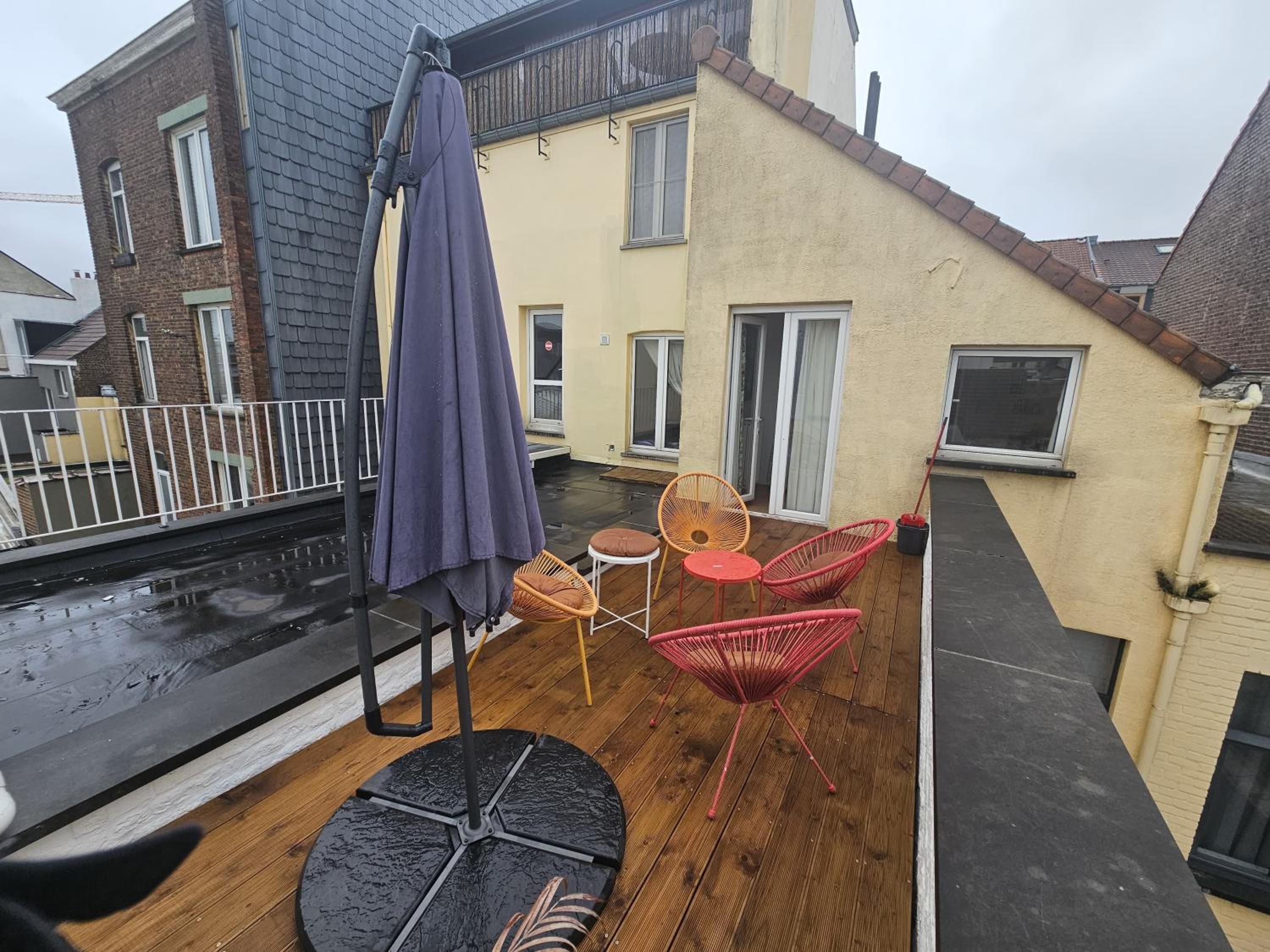 Cosy studio terrace automne