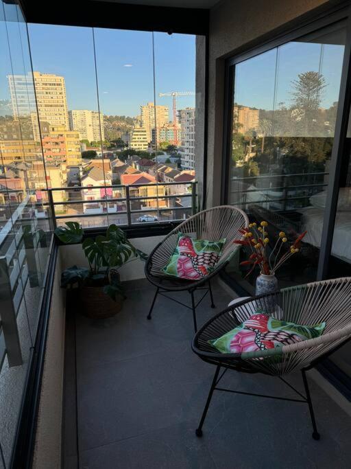 Hermosa vista al Palacio Rioja en Viña del Mar