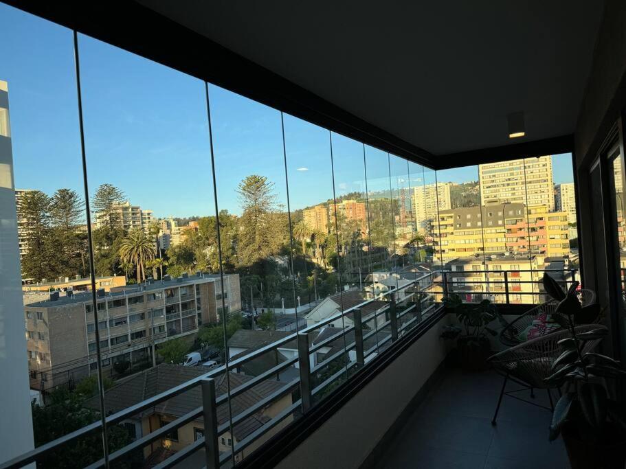 Hermosa vista al Palacio Rioja en Viña del Mar