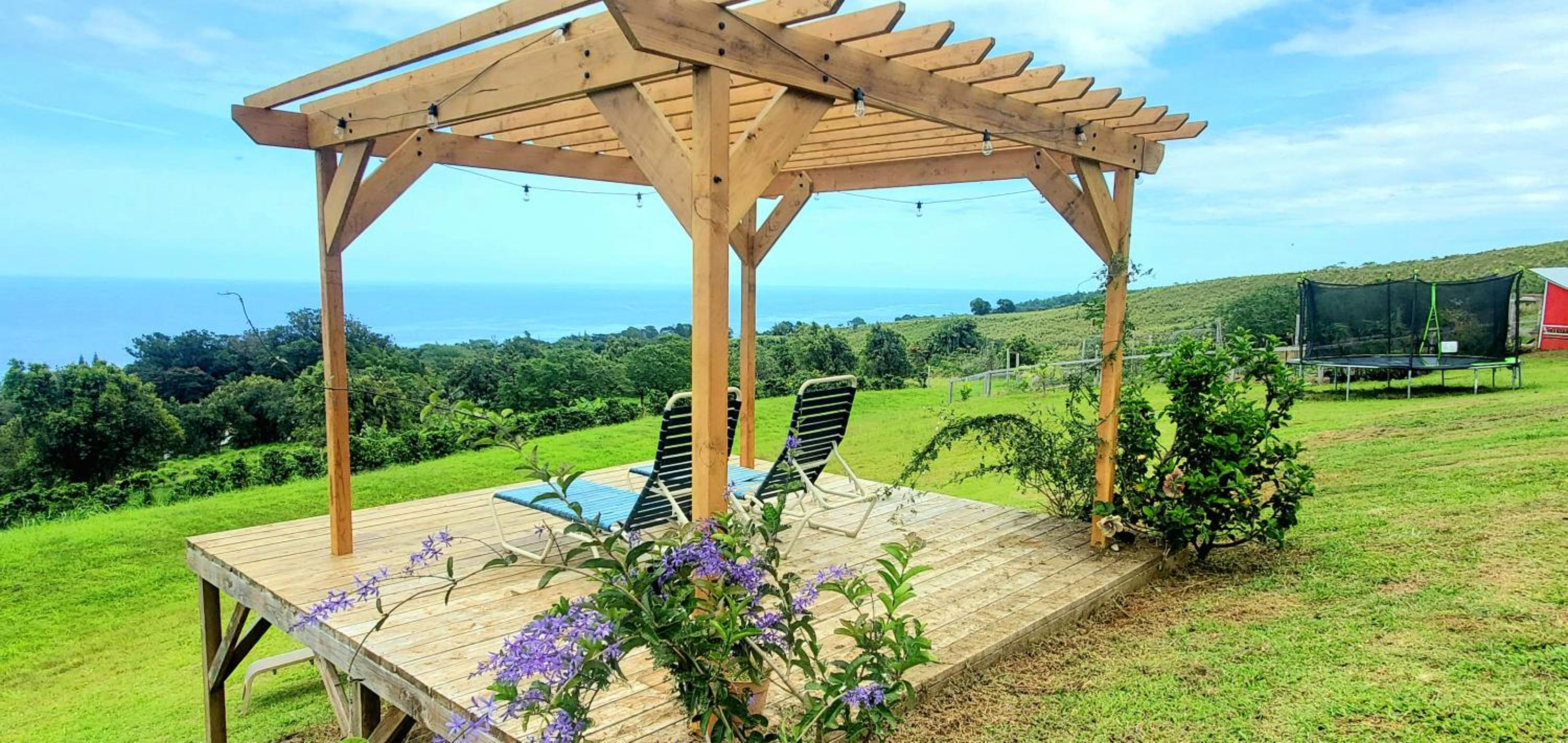 Sunrise Farm Cottage II - 180 Degree OceanViews Stargazing Whale Watching on Hamakua Coast Hawaii view 4