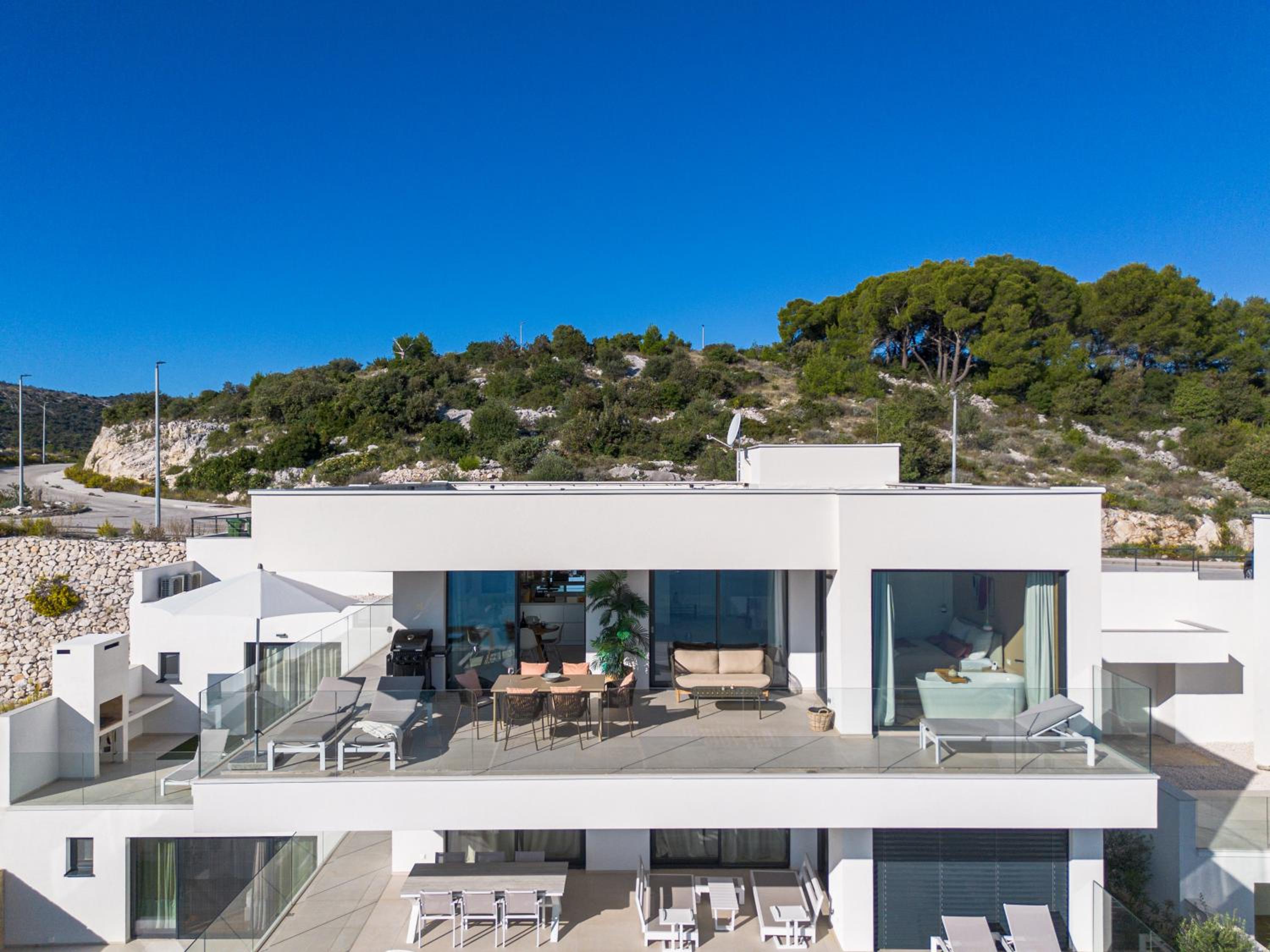Luxury Sea View Penthouse "Marina Living" Pool, Adria, Split Region
