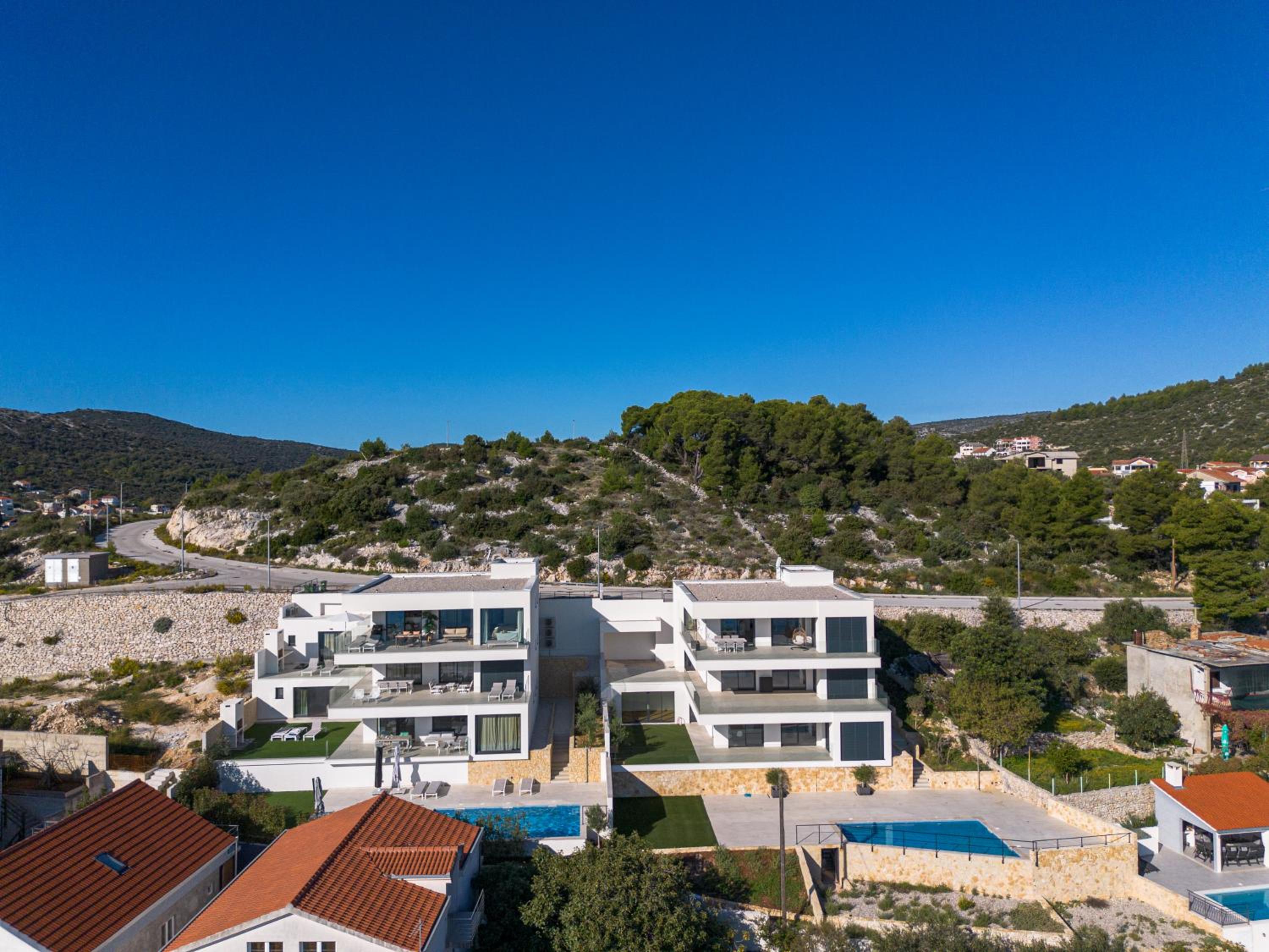 Luxury Sea View Penthouse "Marina Living" Pool, Adria, Split Region