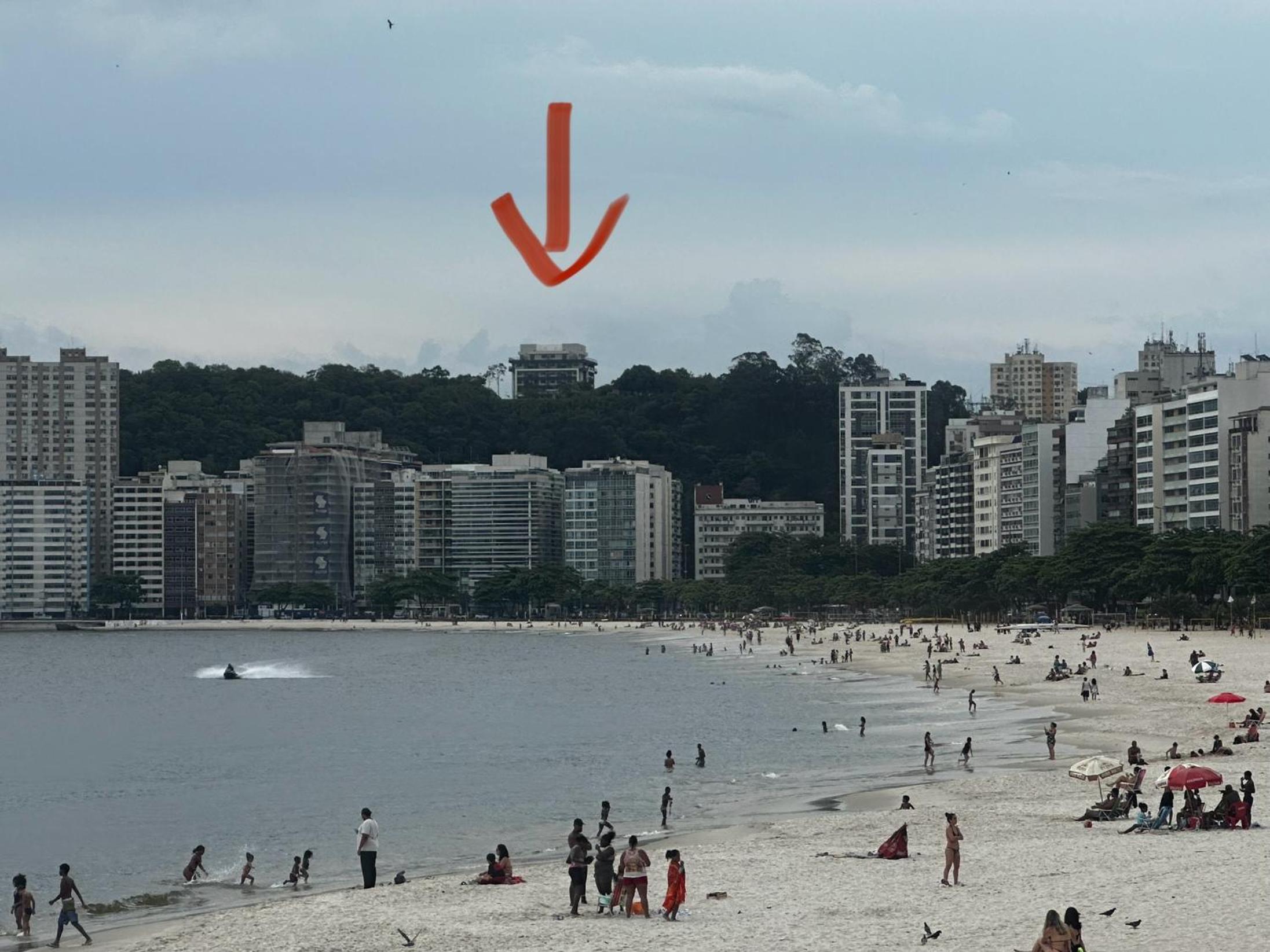 Estúdio completo com linda vista para o Cristo