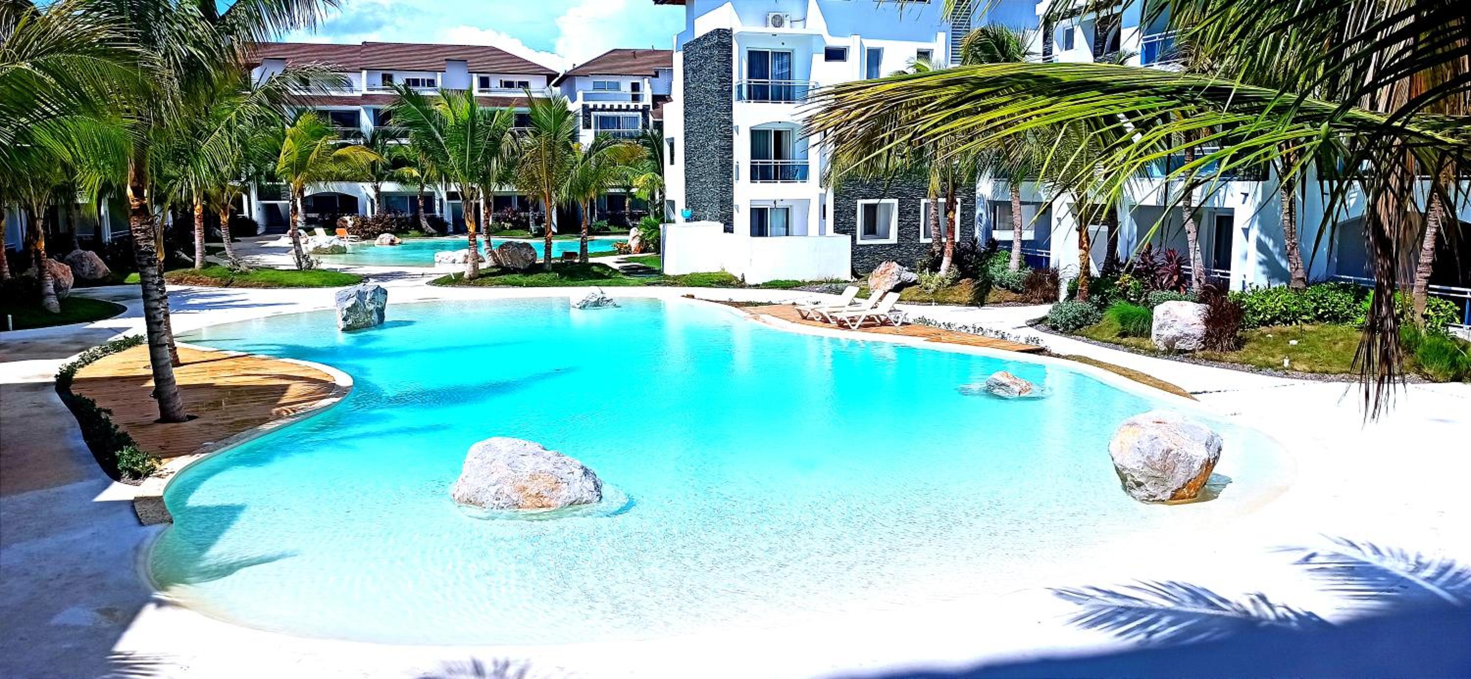 Estrella Dominicus Bayahibe 2BR Amazing Apartment Spektakularny Park Basenowy